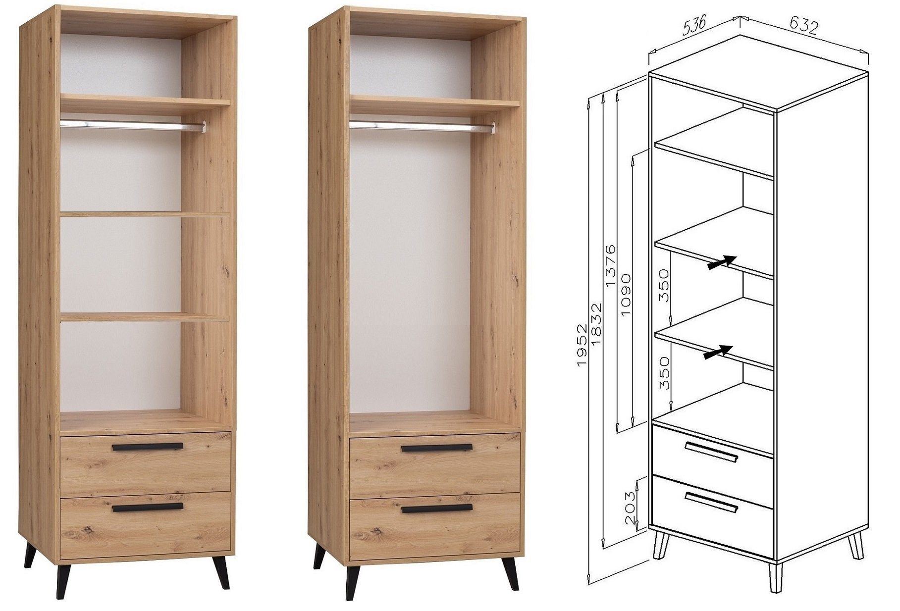 Marmex Möbel Schrank-Set 7 Set Arti