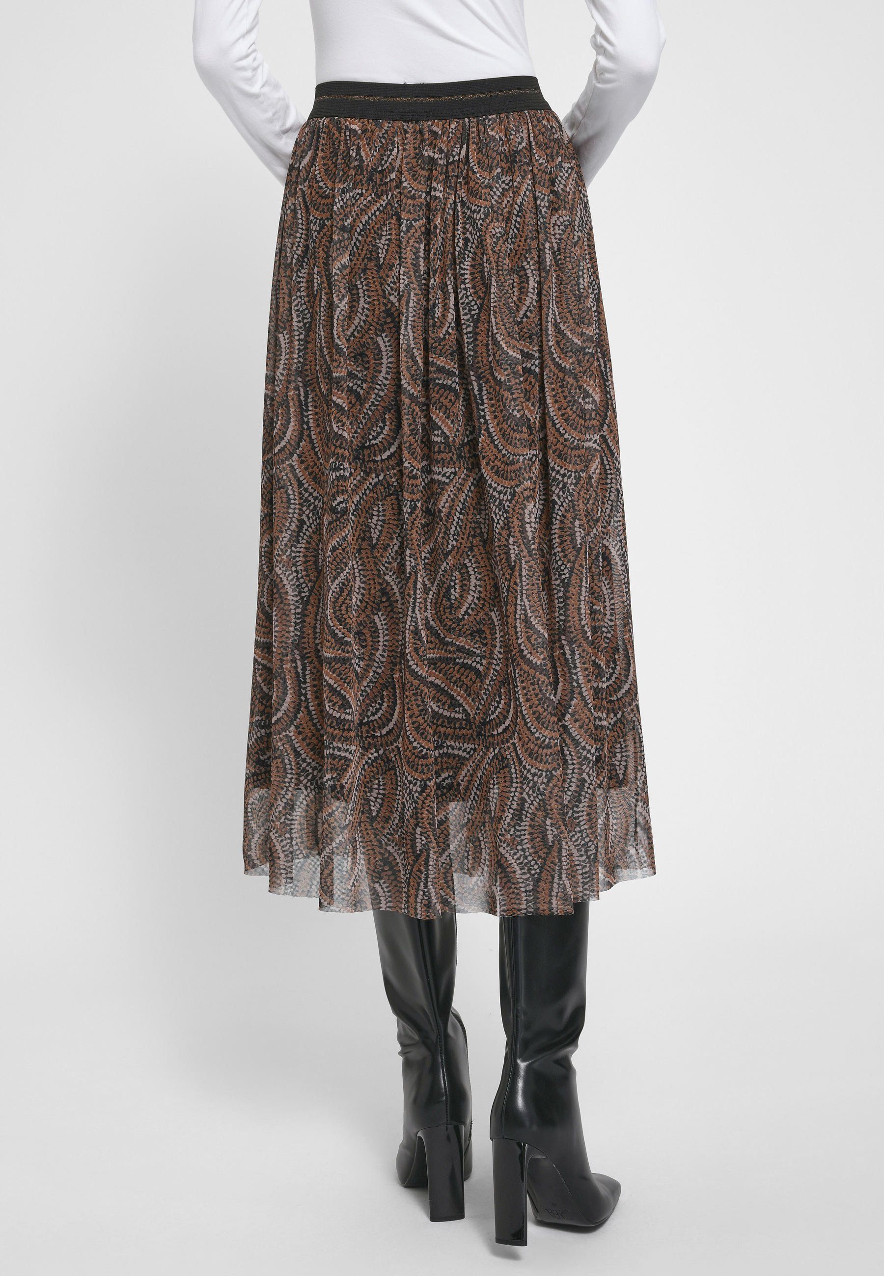 mit modernem Skirt A-Linien-Rock Hahn Design Peter