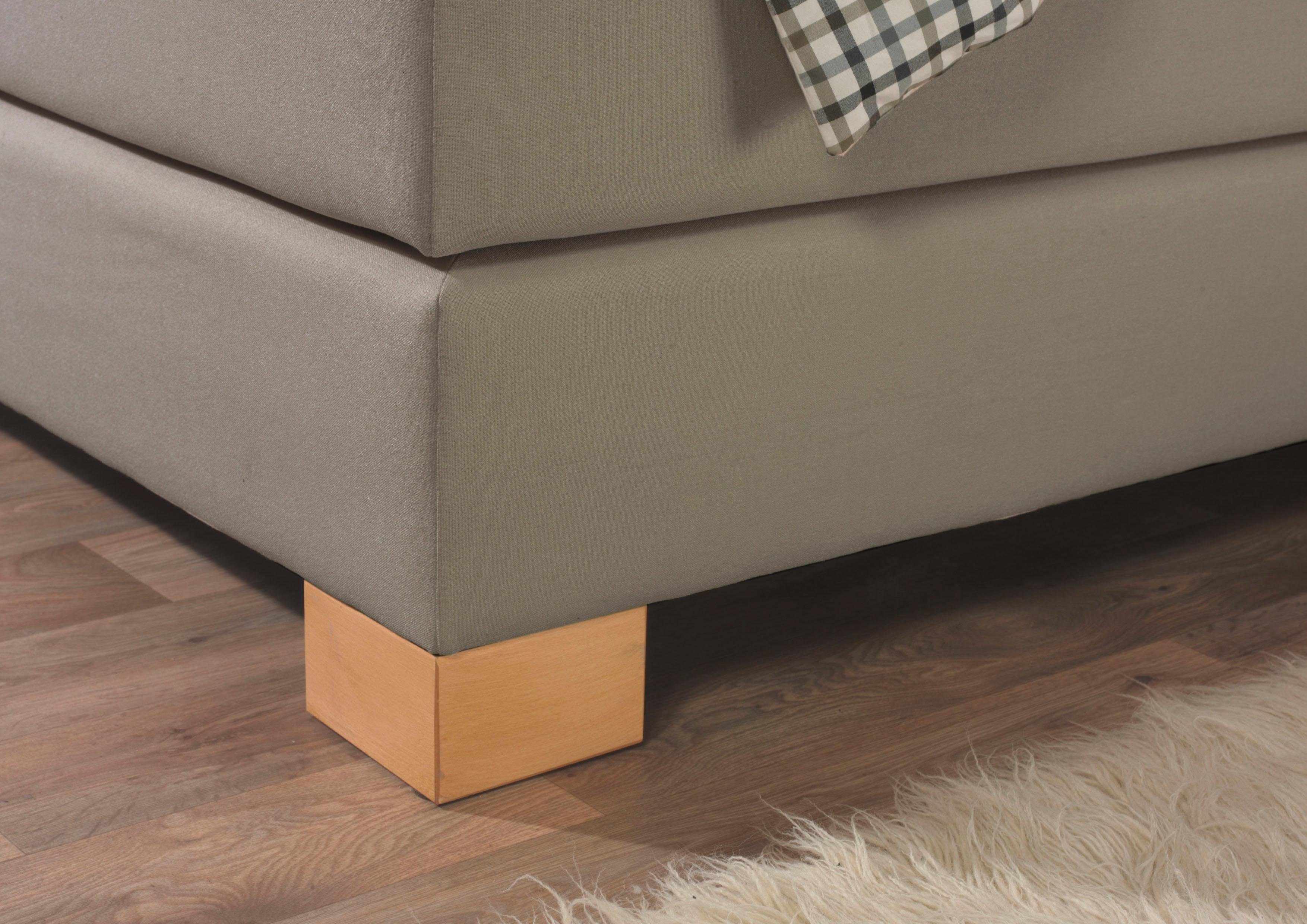 Home affaire Boxspringbett Merino, incl. Kaltschaumtopper, günstig online kaufen
