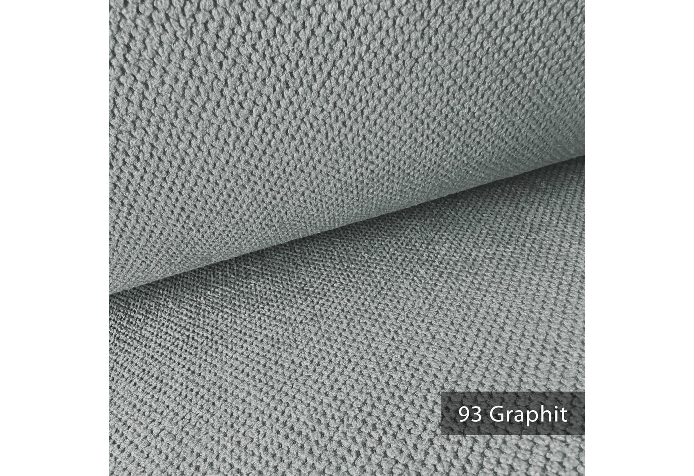 Thumbnail - novely® Stoff CURTIS Polsterstoff Möbelstoff Wabenstruktur, Wasserabweisend, uv-beständig, lichtecht, Meterware, 1lfm