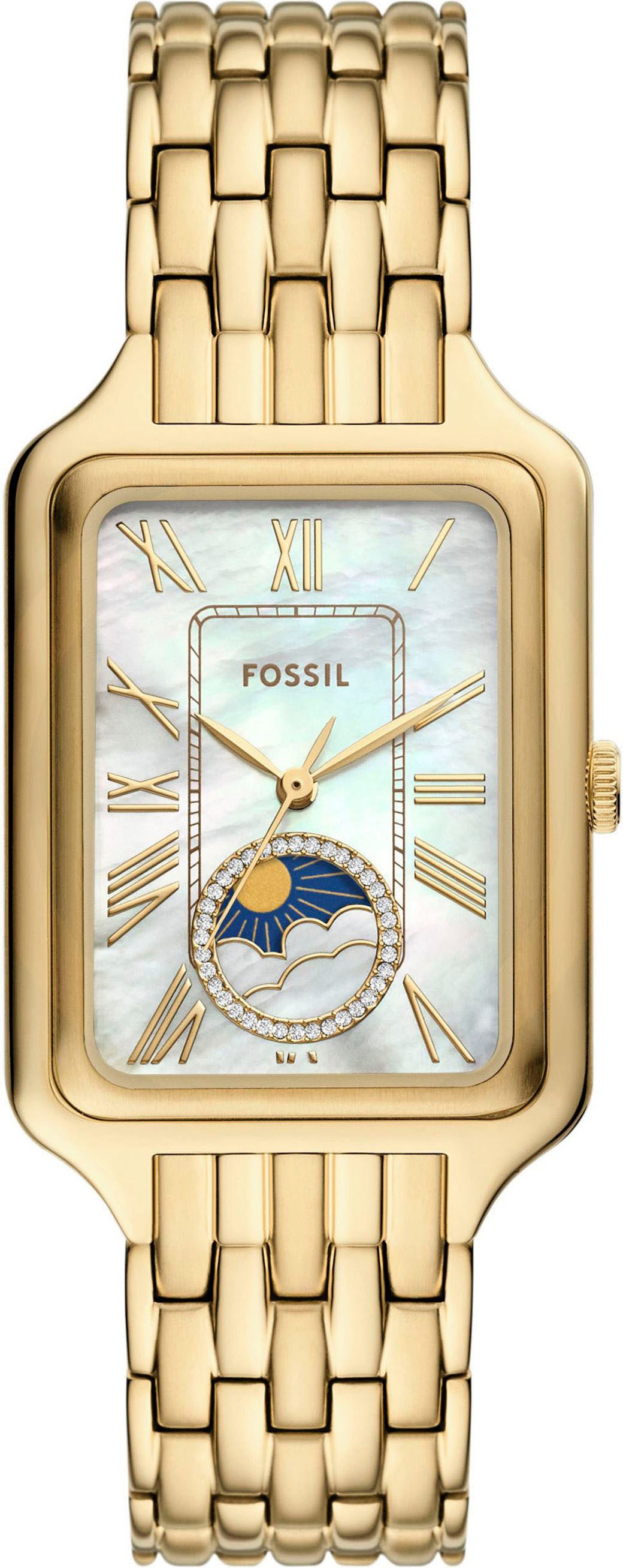 Fossil Quarzuhr RAQUEL MOONPHASE ES5398, Armbanduhr, günstig online kaufen
