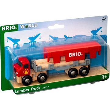 BRIO® Spielzeug-Eisenbahn Holztransporter mit Magnetladung