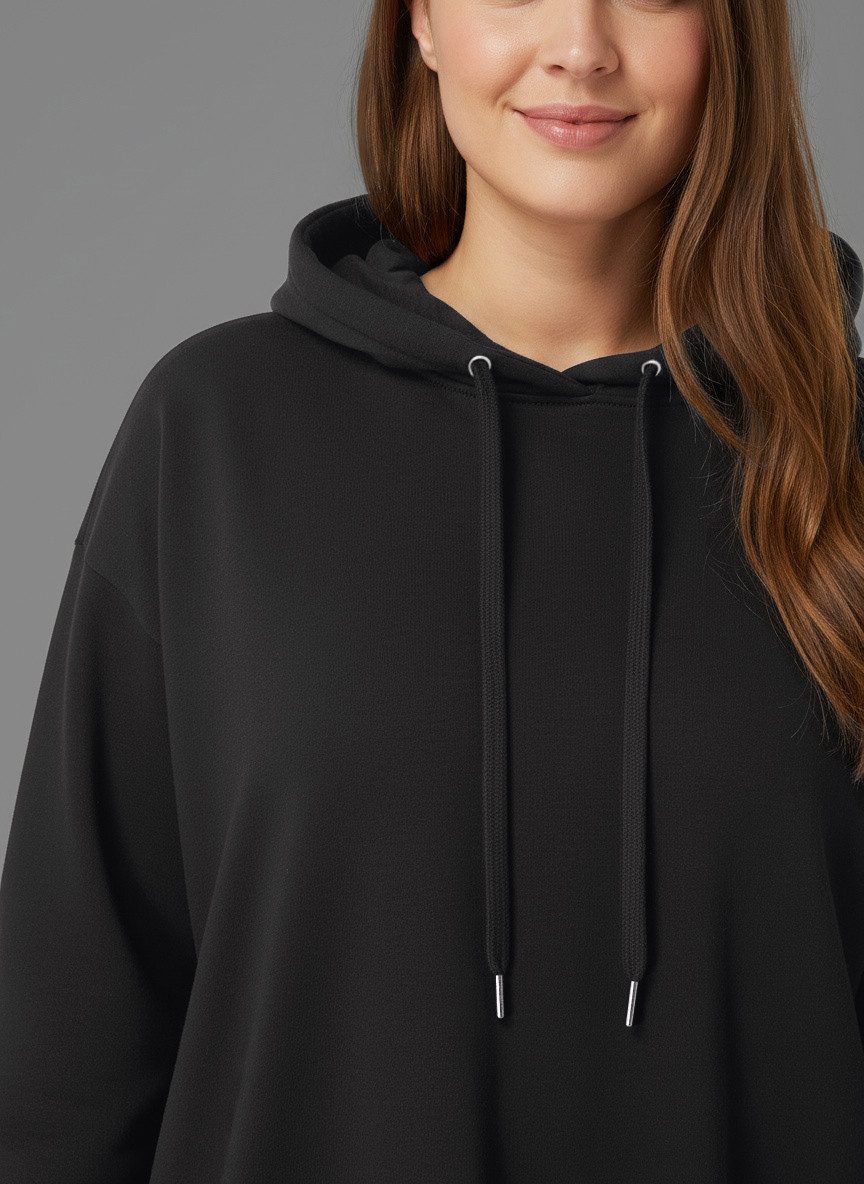 Laura Scott CURVE Kapuzensweatshirt Große Größen im Oversized Look aus weicher Baumwolle