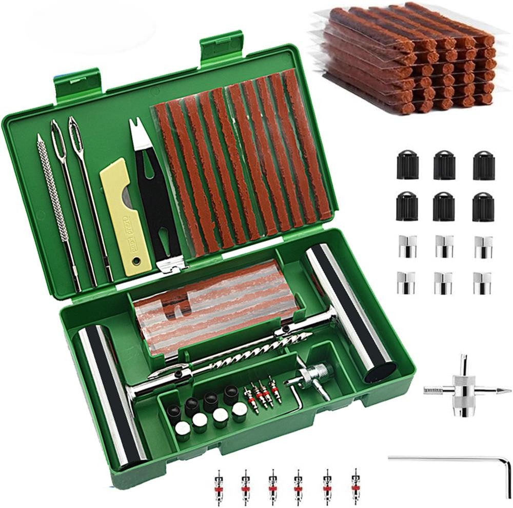 Reifen-Reparaturset Reifenreparaturset, 58-teiliges Set Autoreifen Reparaturset