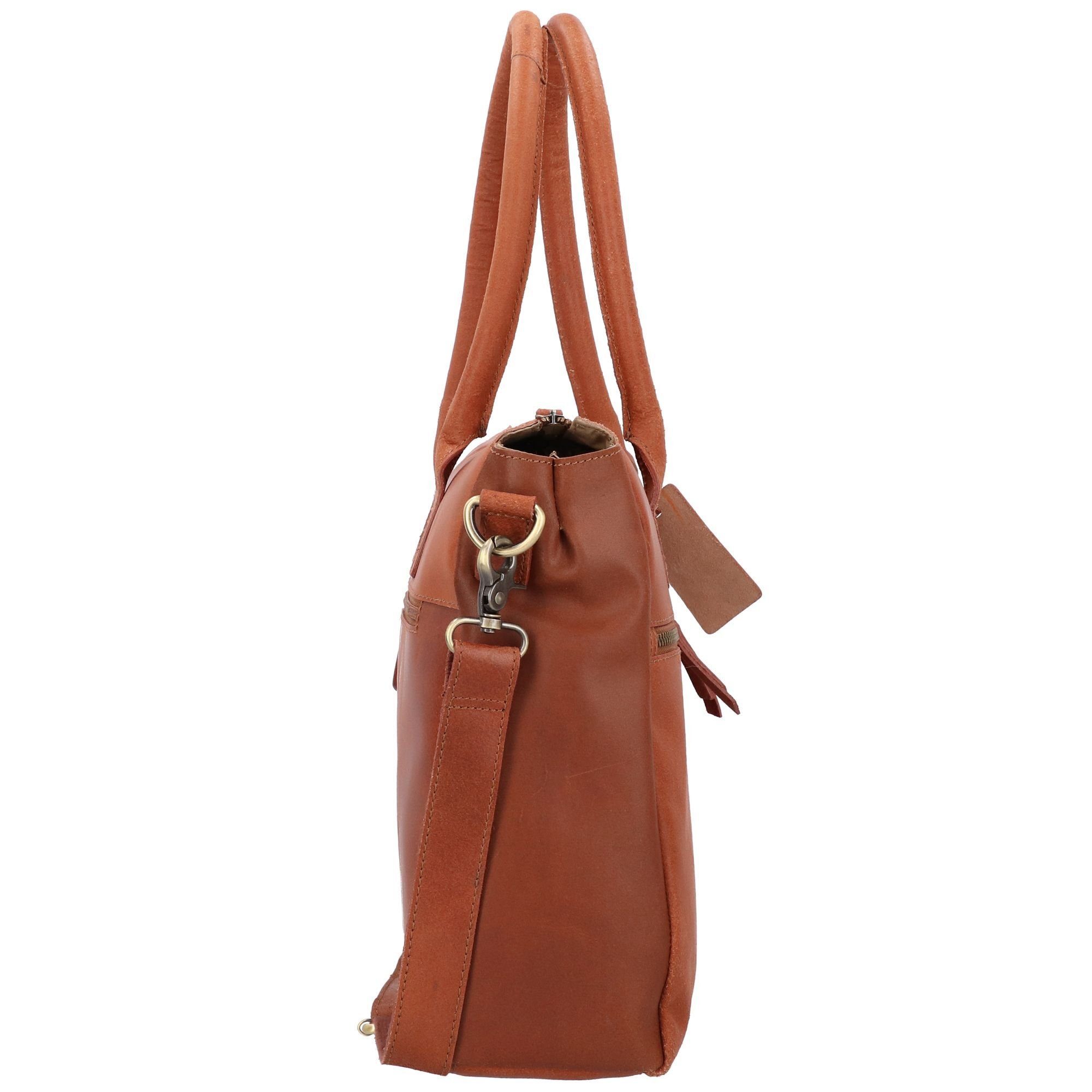 Burkely Schultertasche Vintage, Leder