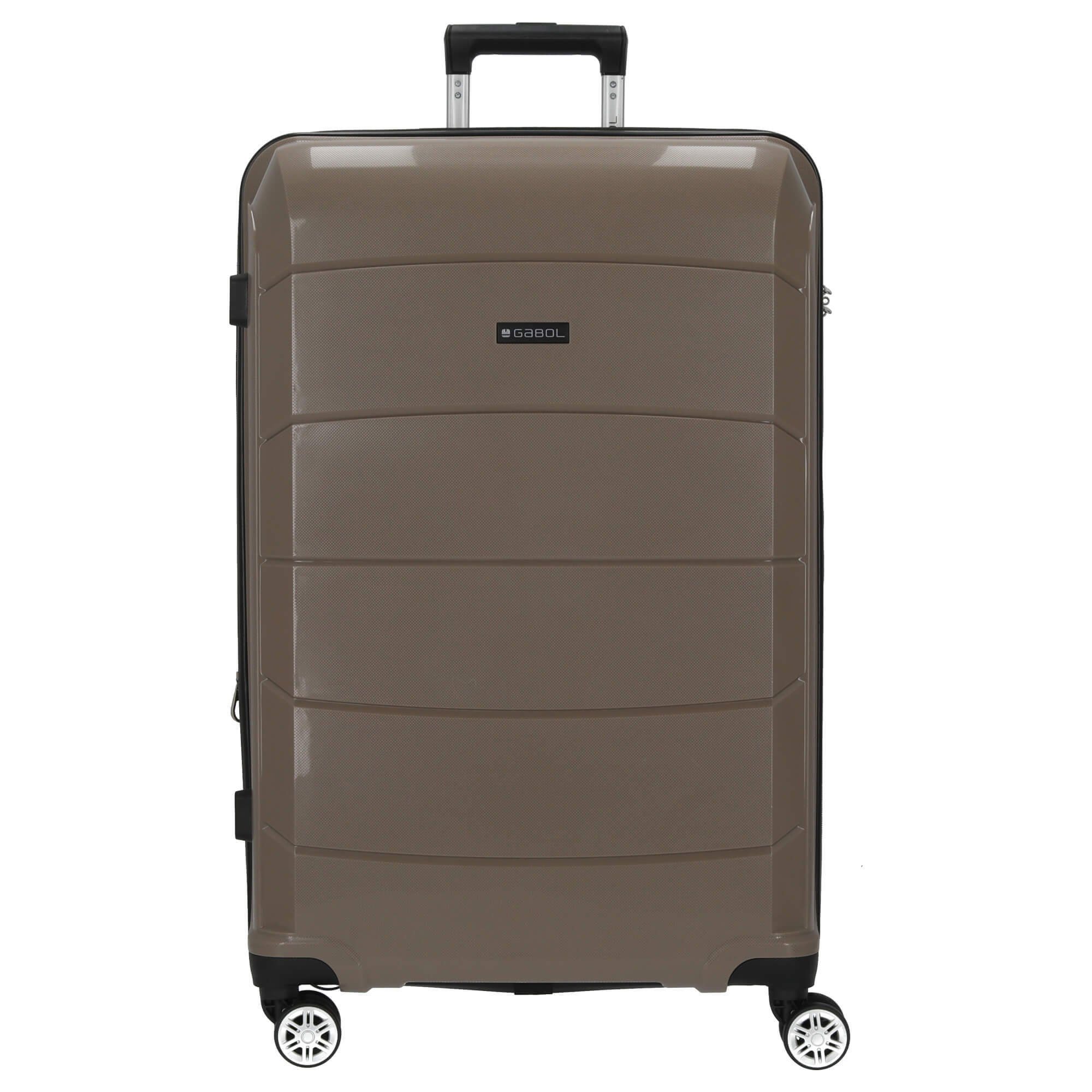 Gabol Trolley Midori - 4-Rollen-Trolley 75 cm L, 4 Rollen stone