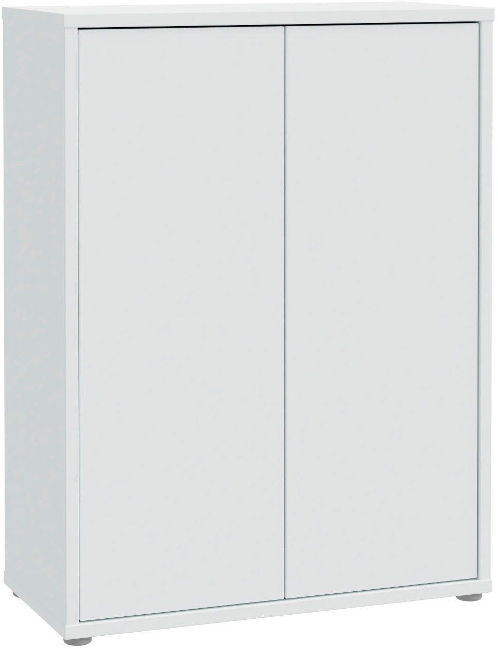 FORTE Schuhschrank Alice Springs, Schuhschrank, Platz für 15 Paar Schuhe, 2 Türen (B/H/T 74,5/99,1/34,9 cm) Stauraumschrank, Mehrzweckschrank, grifflose Front, Push to open