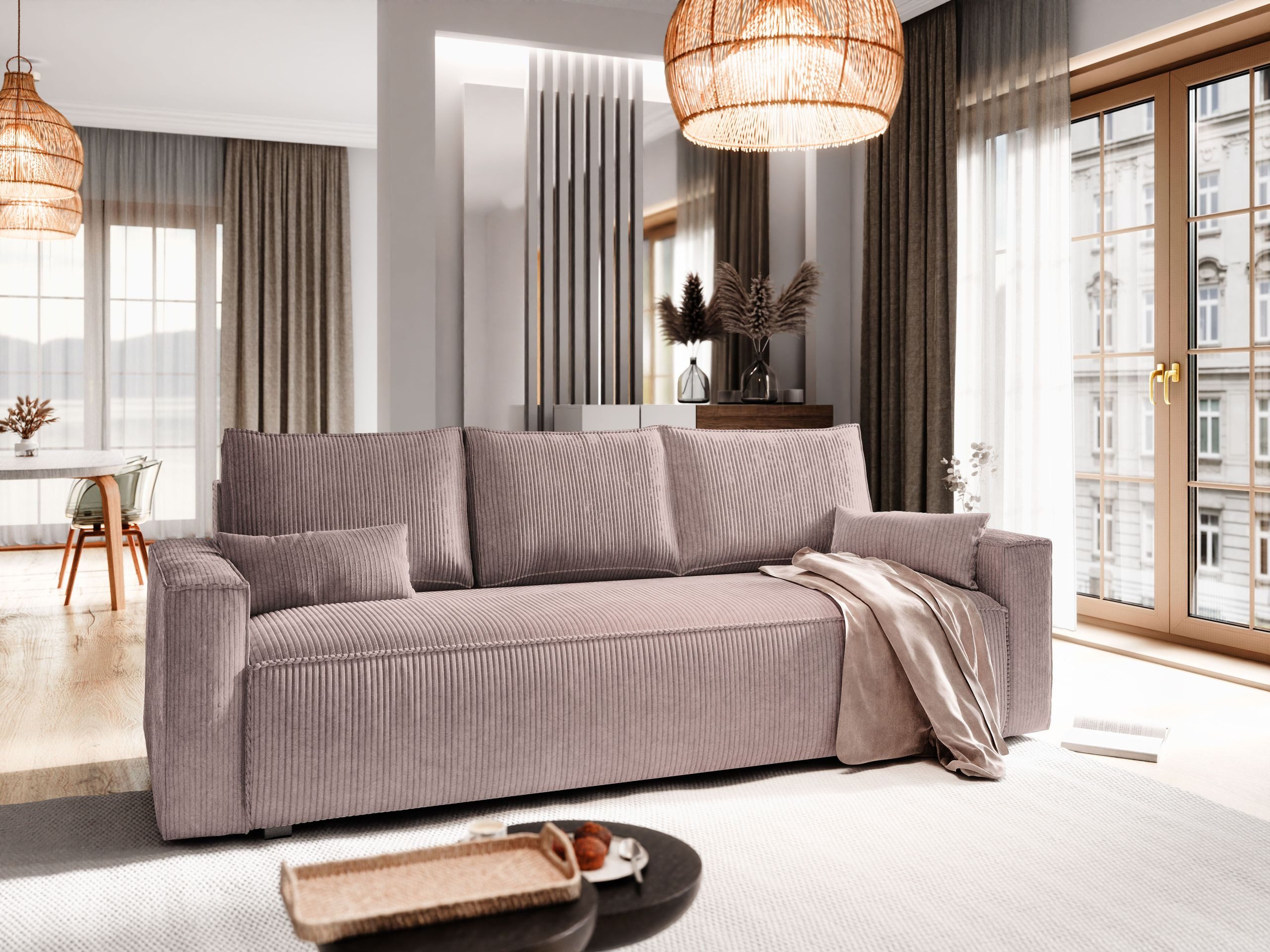Masseno Sofa MENI mit Schlaffunktion, Schlafsofa, günstig online kaufen