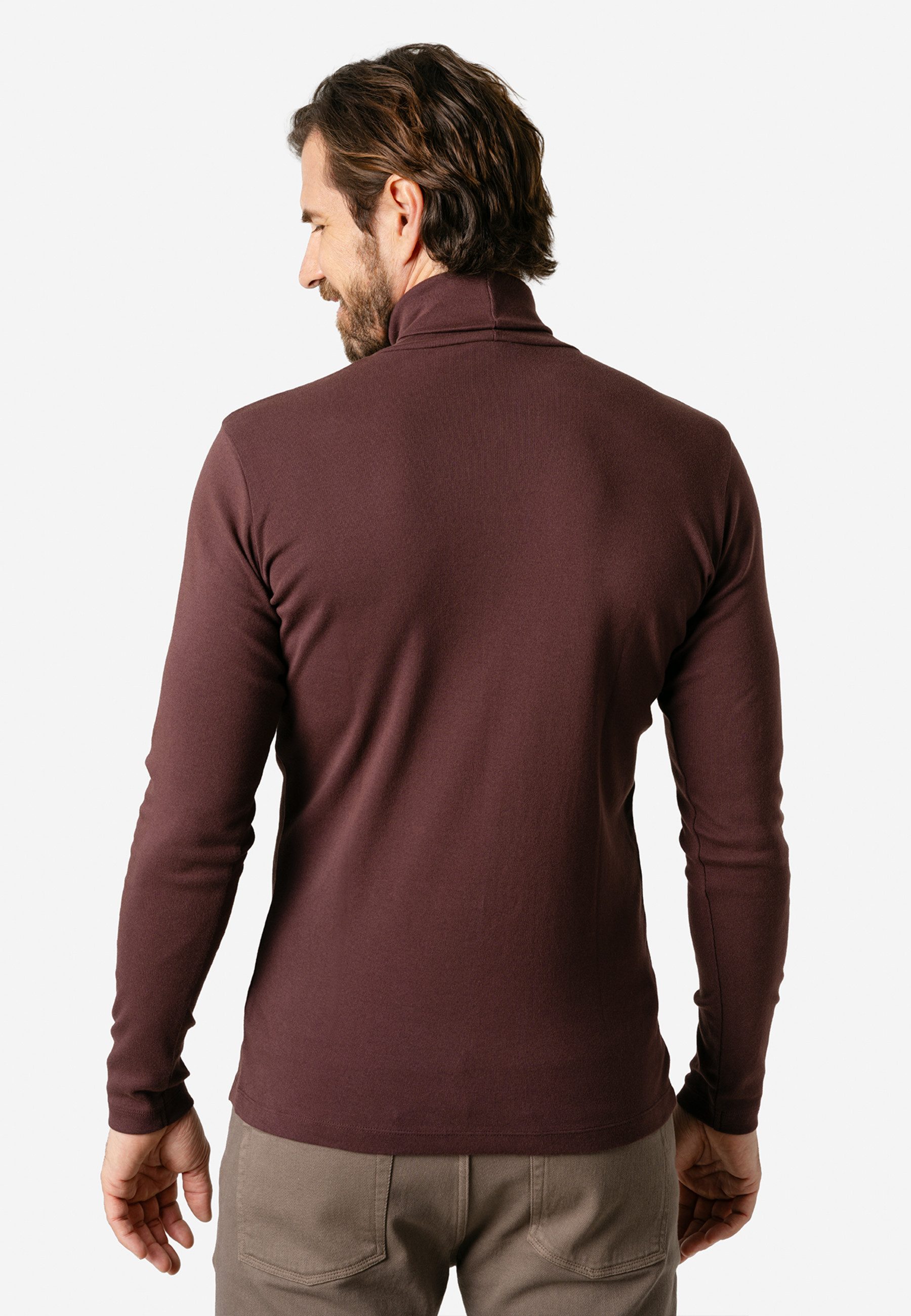 LIVING CRAFTS Rollkragenpullover HELGE GOTS zertifiziert – Bild 4 von 5