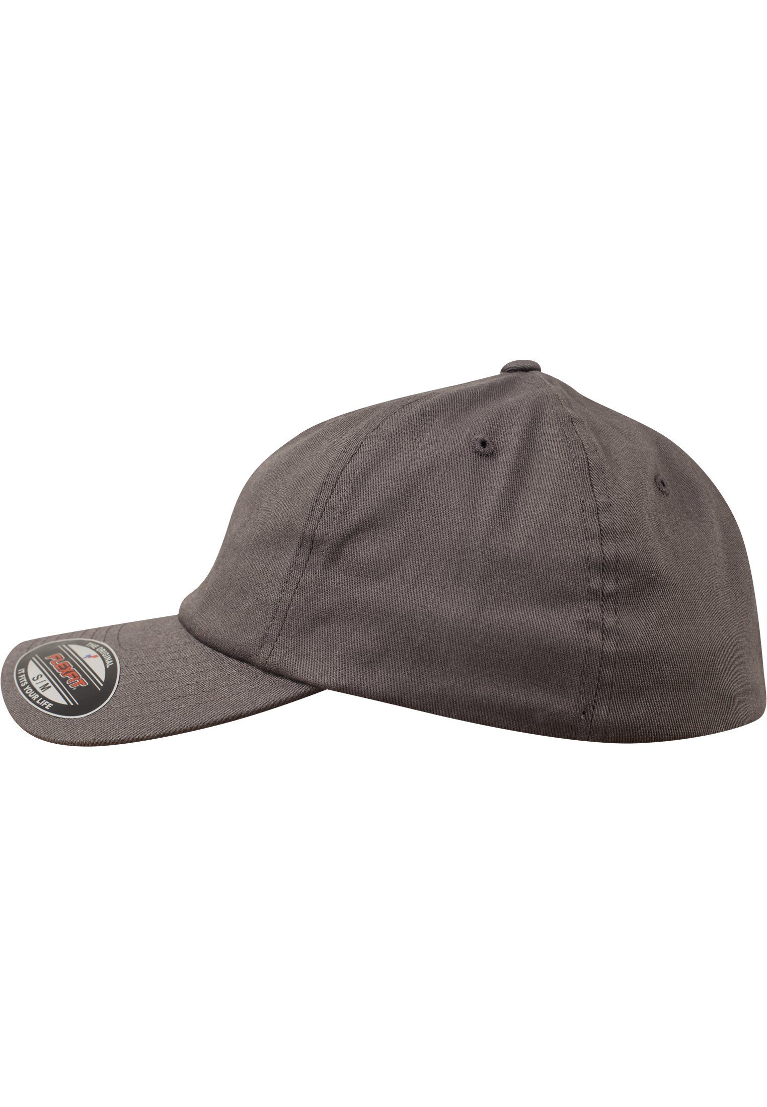 Flexfit darkgrey Twill Dad Cap Cotton Accessoires Cap Flex Flexfit