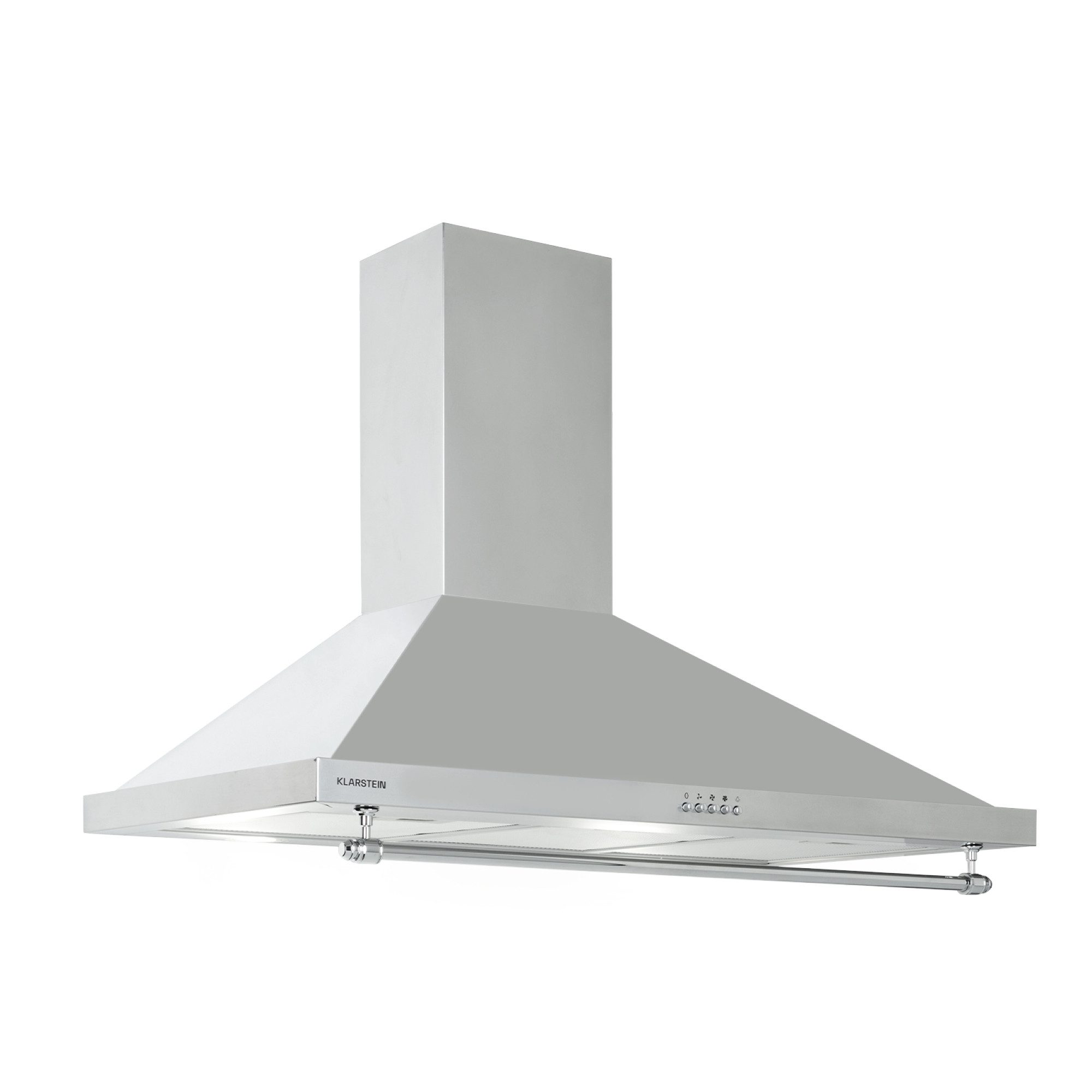 Klarstein Deckenhaube Montblanc 90 Montblanc 90, Dunstabzugshaube 610m³/h 165W 2x1,5W LED Reling