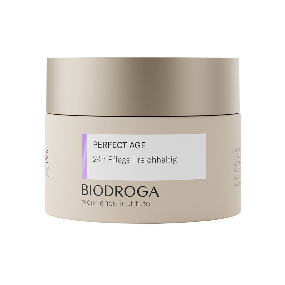 Biodroga Gesichts-Reinigungsfluid Biodroga - Perfect Age - 24h Pflege reichhaltig - 50ml