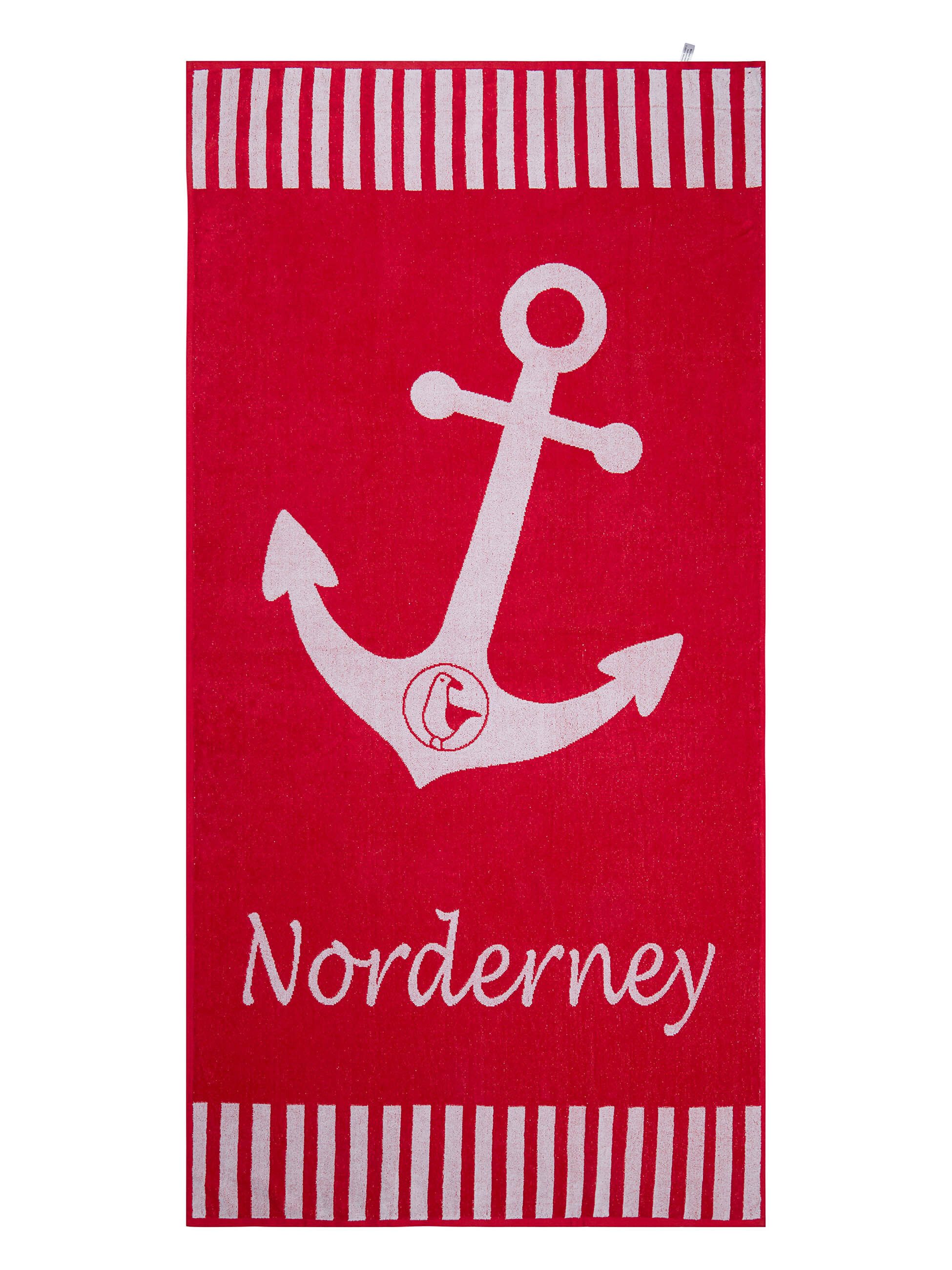 Schietwetter Strandtuch Unisex Strandhandtuch "Norderney" 180x88cm, günstig online kaufen