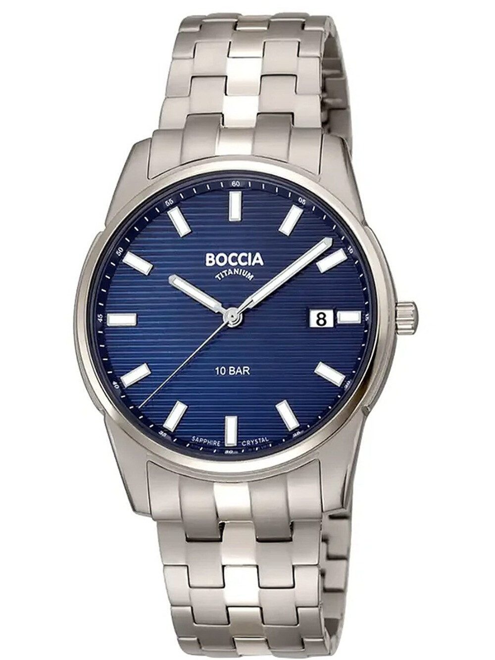 Boccia Quarzuhr Boccia 3686-01 Herrenuhr Classic 37mm 10ATM Boccia 3686-01 Herrenuhr Classic 37mm 10ATM