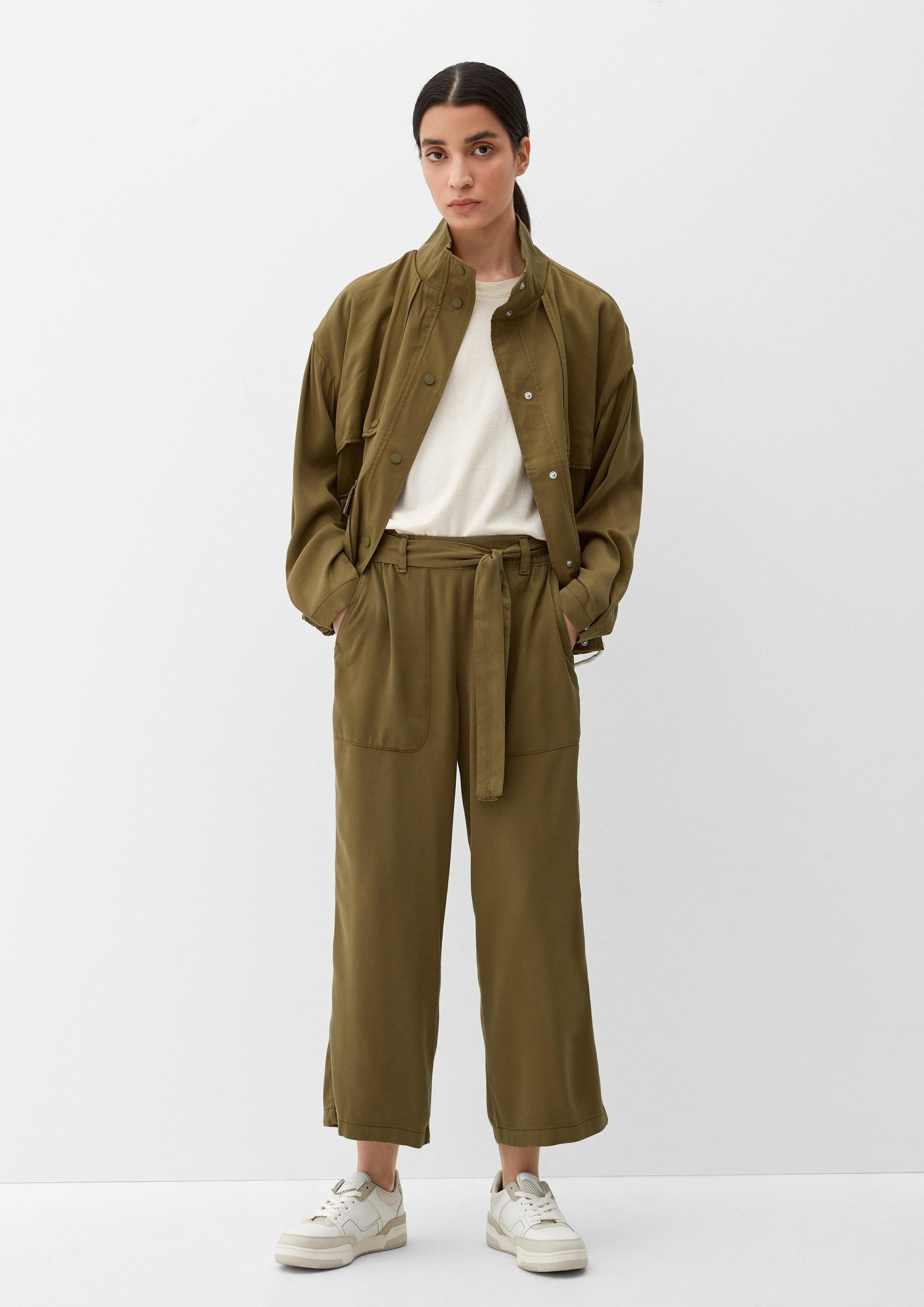 s.Oliver Culotte Hose Regular: Hose aus Lyocellmix