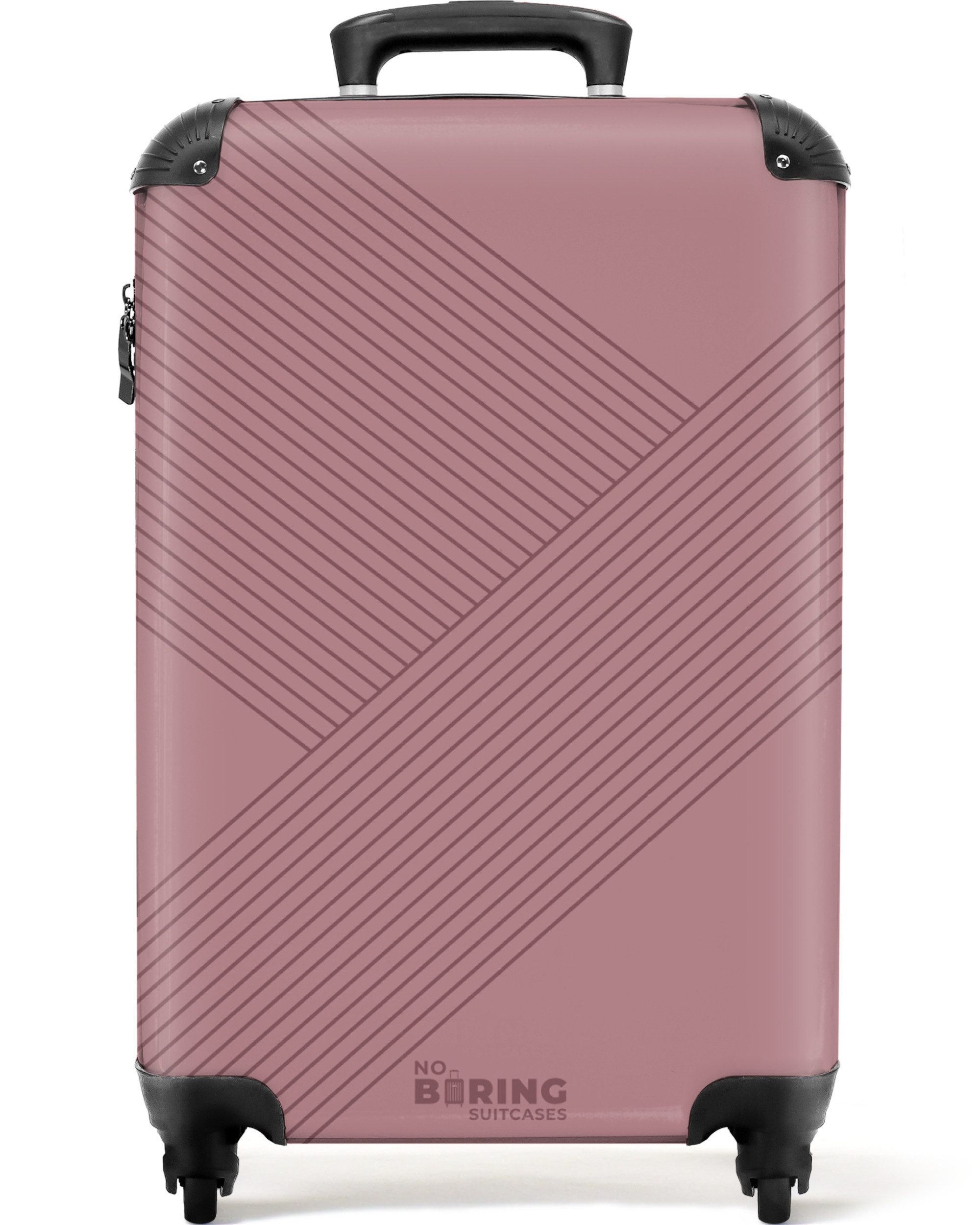 Abstrakte Linien - Rosa