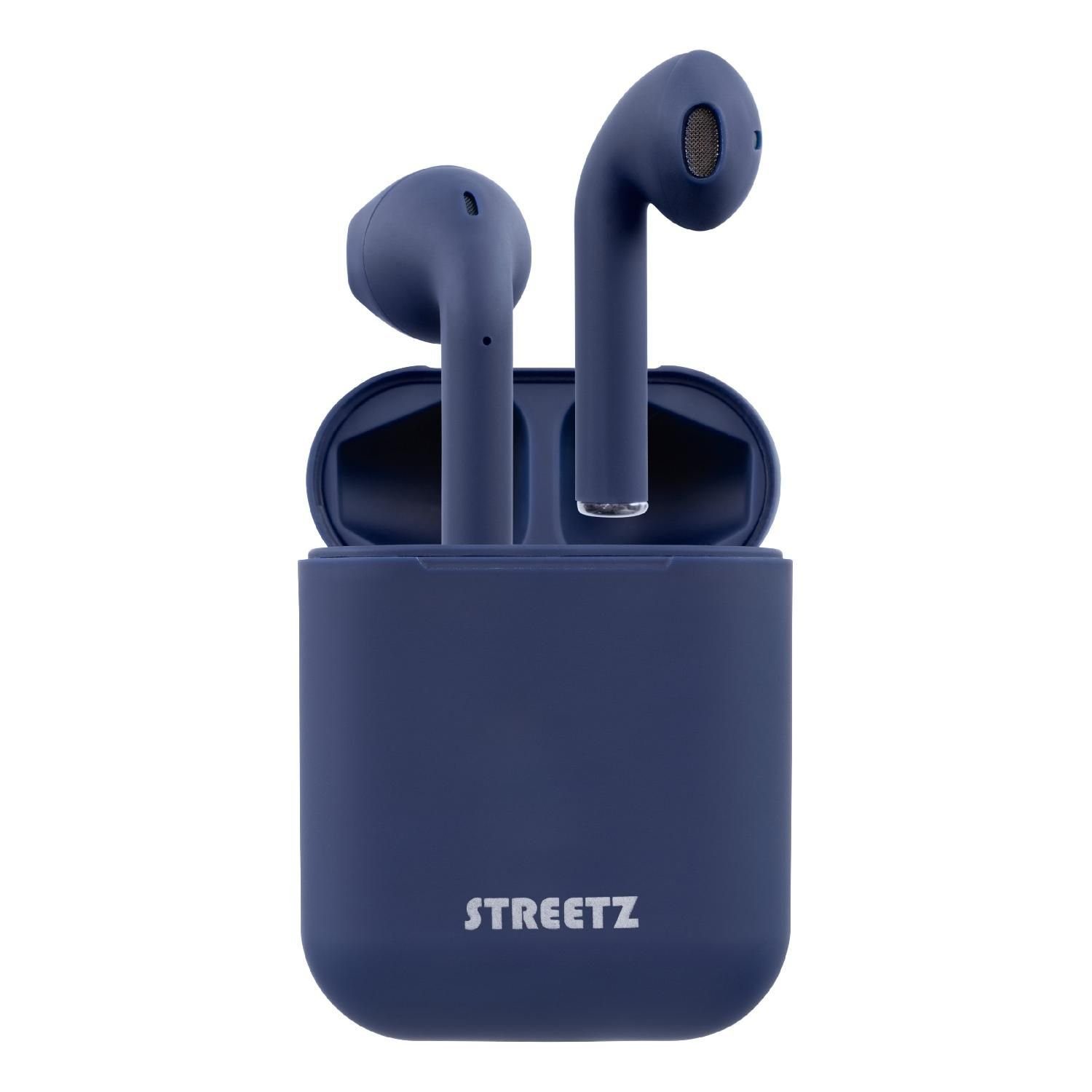 STREETZ TWS Bluetooth In-Ear Kopfhörer Mikrofon 4 Std Spielzeit Kopfhörer (integriertes Mikrofon, Bluetooth, inkl. 5 Jahre Herstellergarantie)
