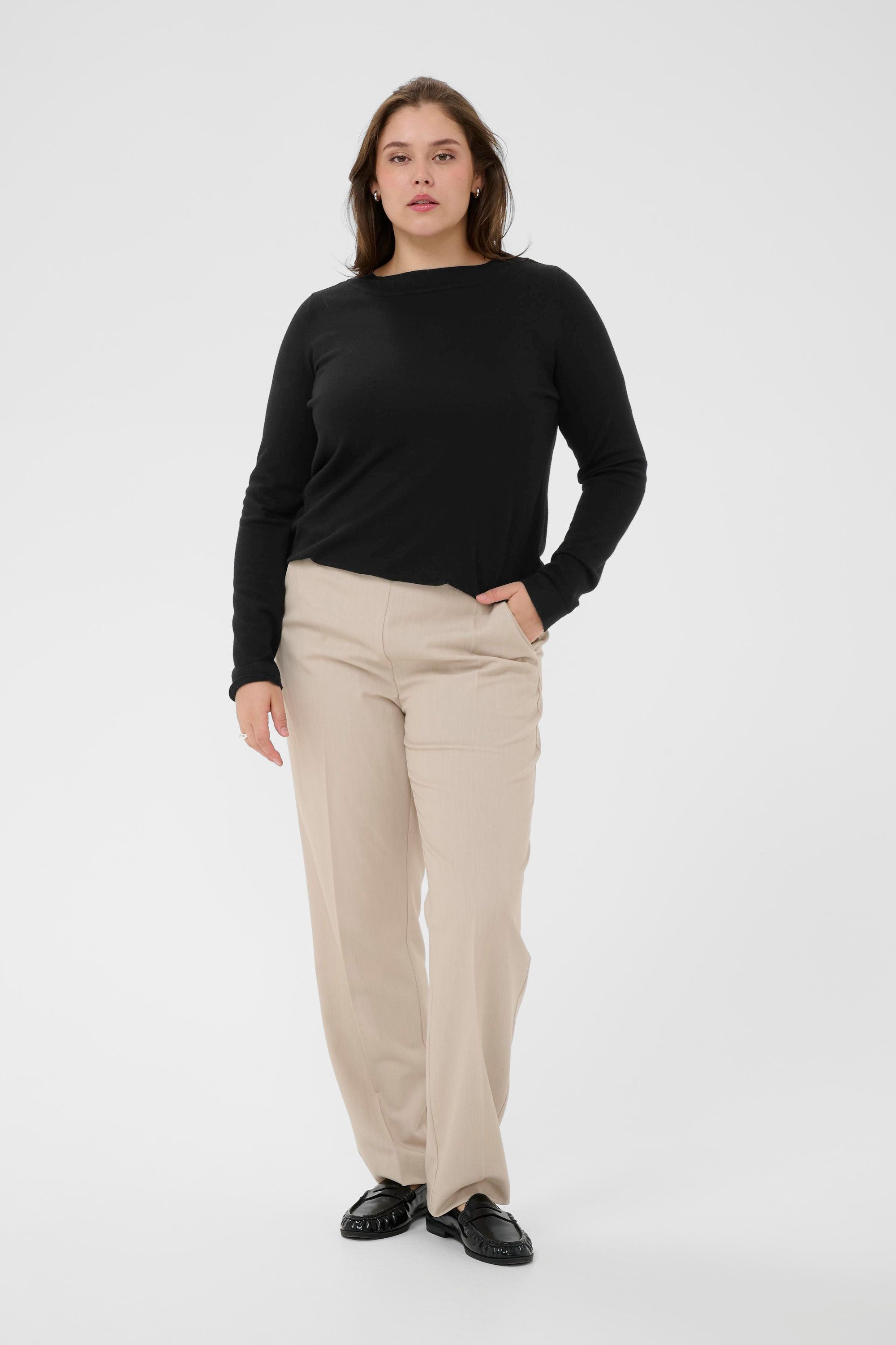 KAFFE Curve Strickpullover Strickpullover KClizzy Große Größen