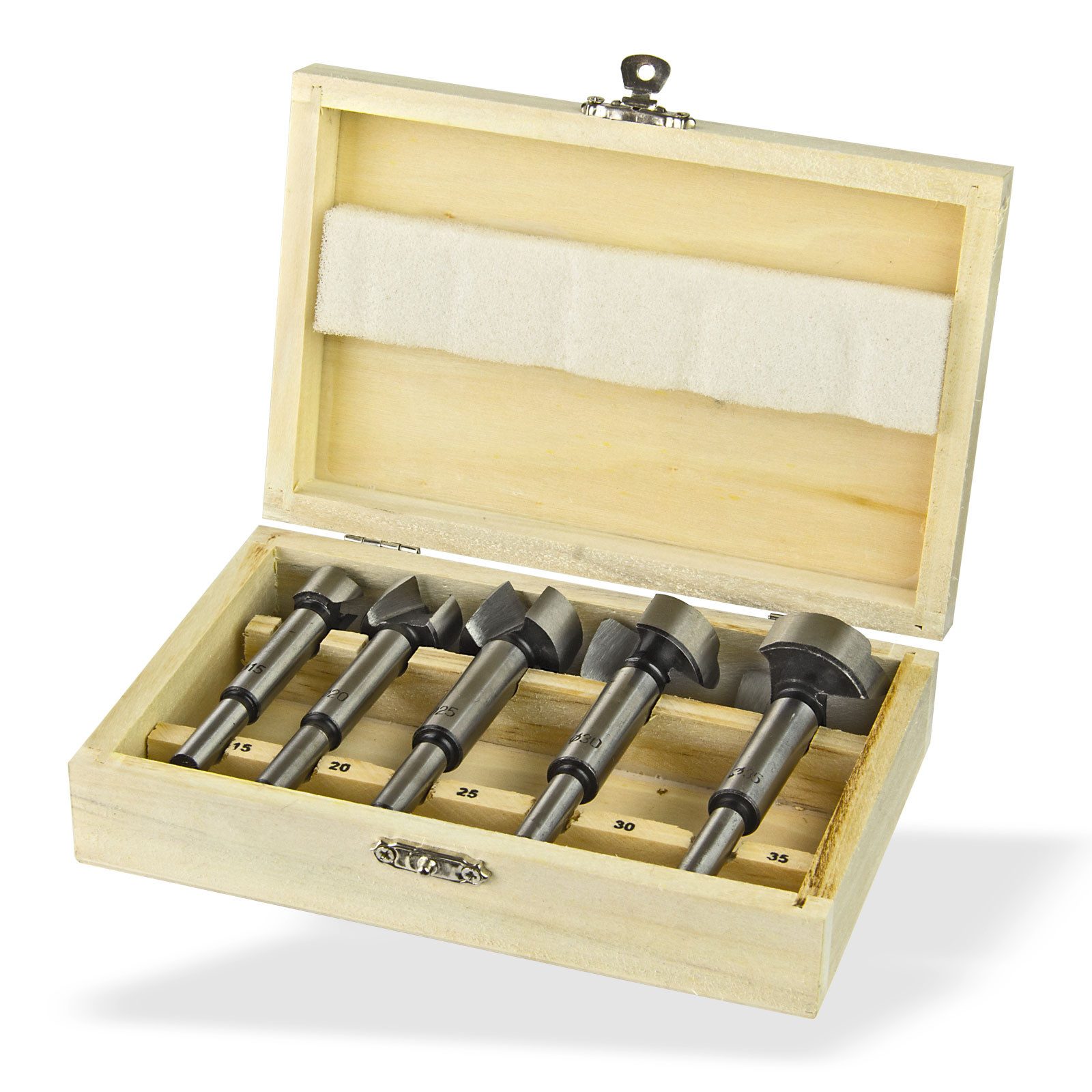 DEMA Forstnerbohrer Forstnerbohrer 5tlg. im Holzkasten günstig online kaufen