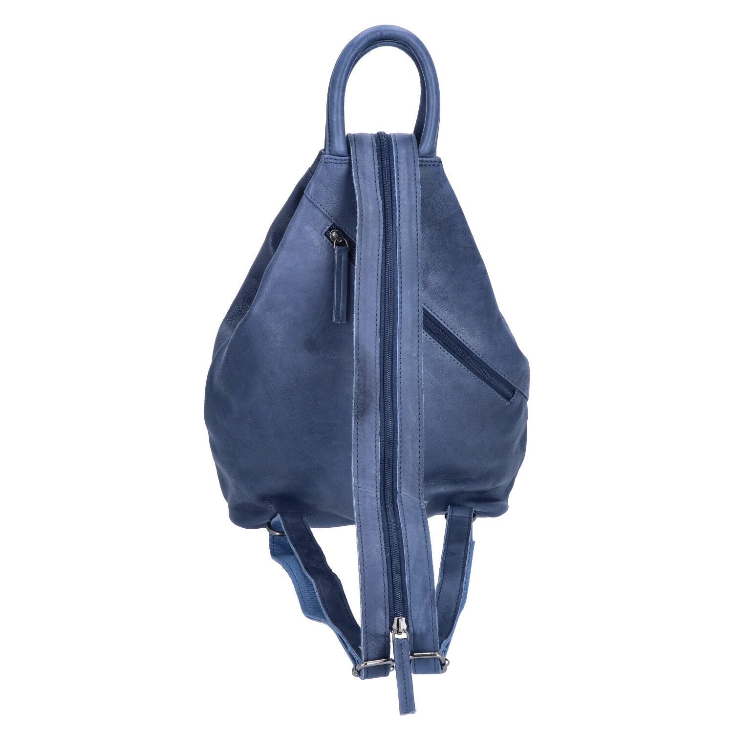 The Skandinavian Brand Freizeitrucksack The Skandinavian Brand Damen Leder Rucksack Blue (1-tlg)
