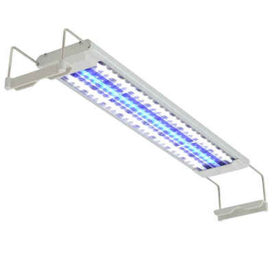 vidaXL LED Aquariumleuchte Aquarium-Beleuchtung LED 50-60 cm Aluminium IP67