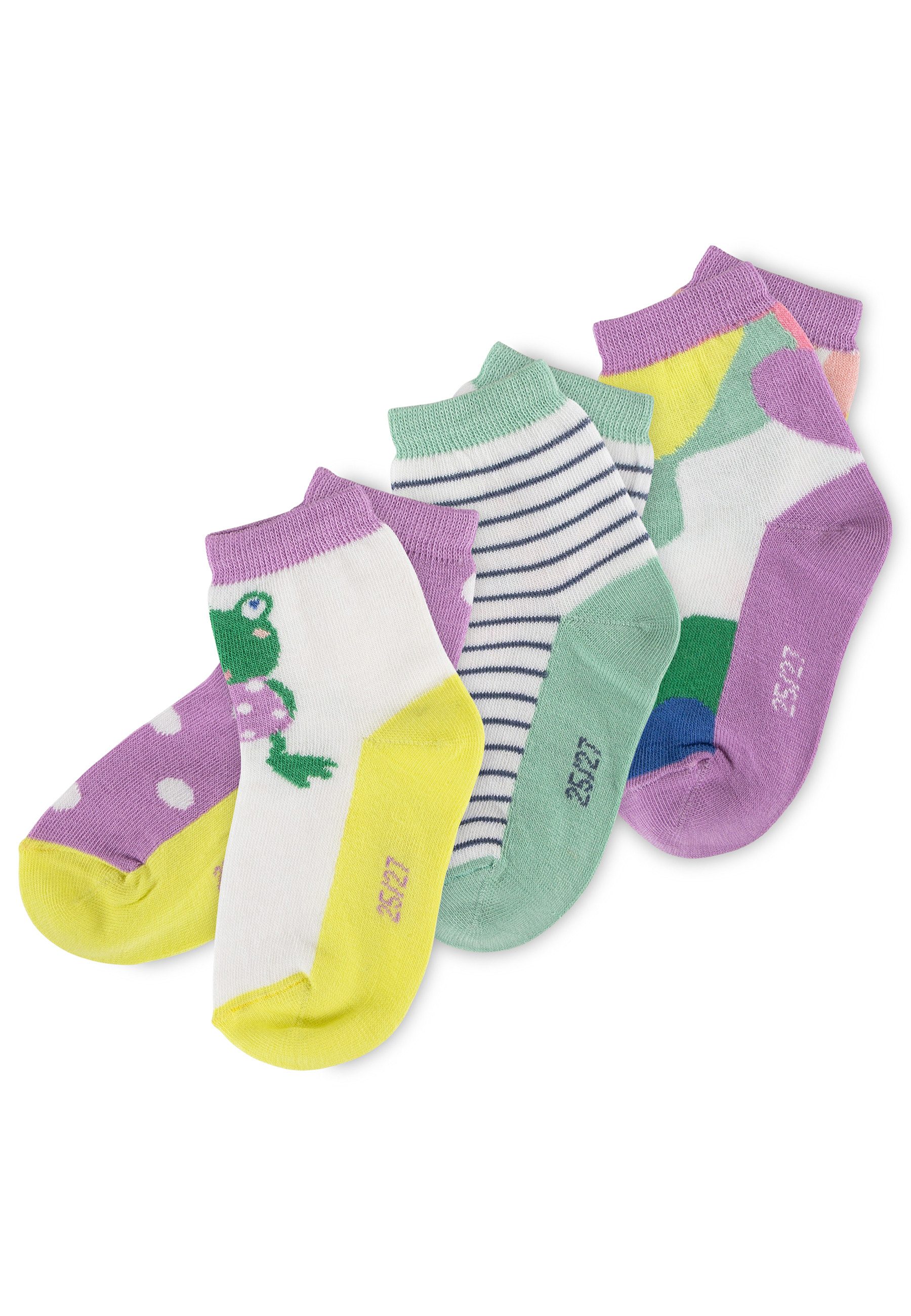 Sigikid Socken Summer Vibes für Babys Mädchen (3-Paar)