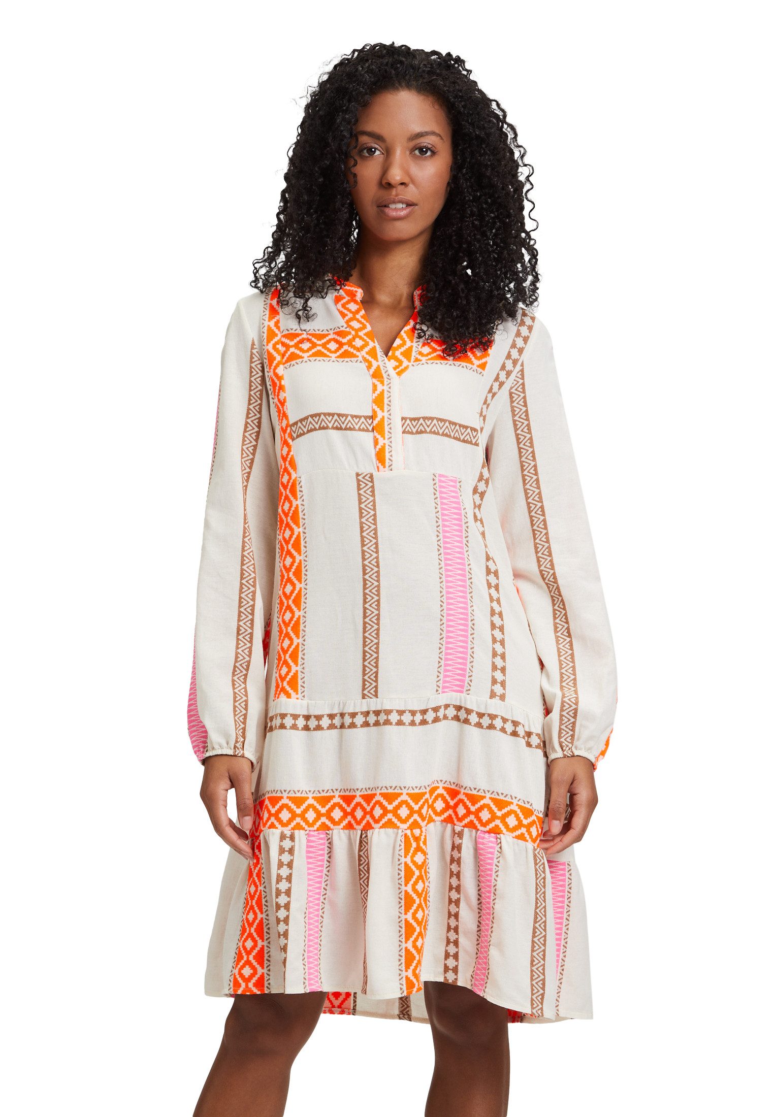 Cartoon Druckkleid Damen Sommerkleid Casual-Kleid knielang Design