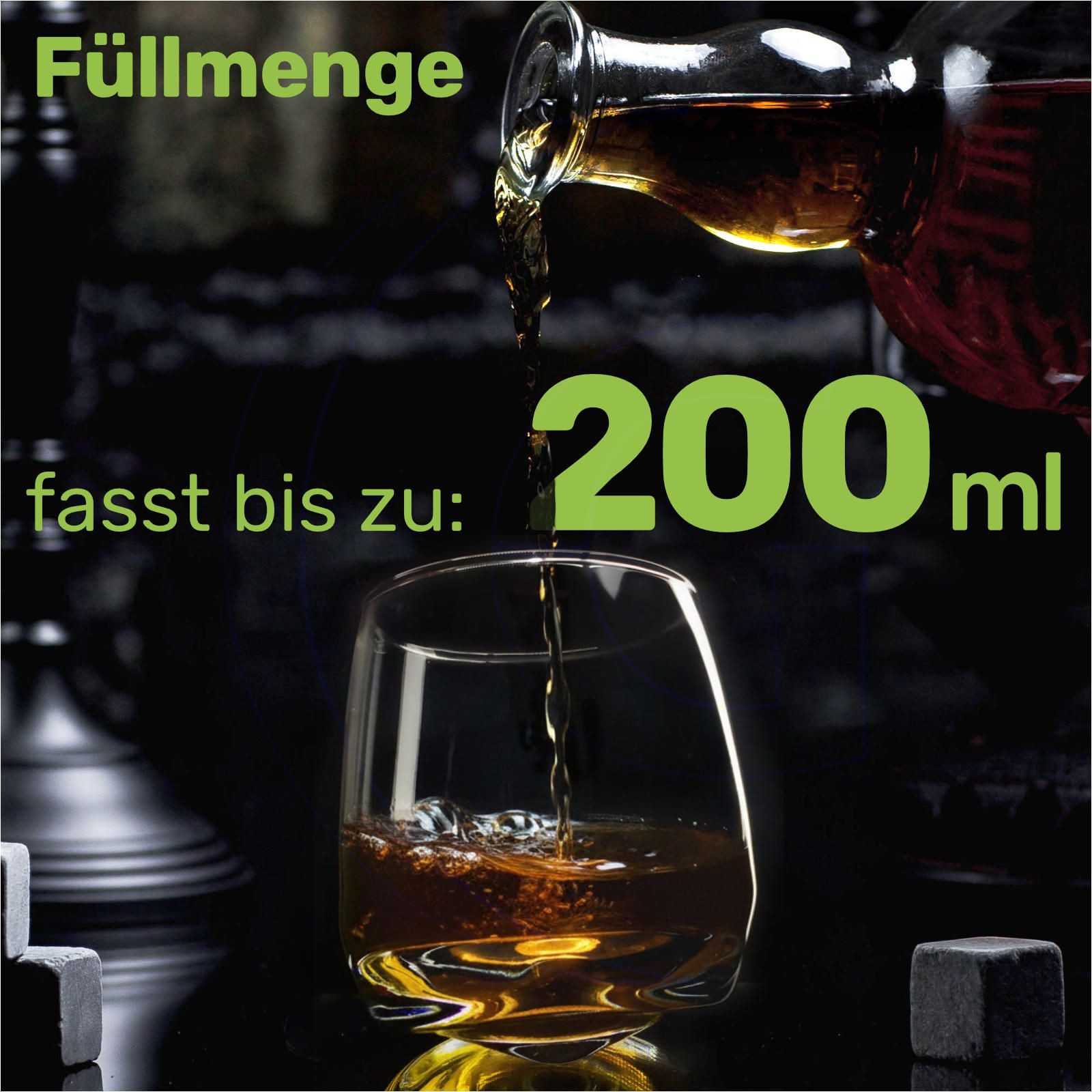 Gravidus Whiskyglas 6 x Bar Rocking Whisky Glas 200 ml – Bild 4 von 5