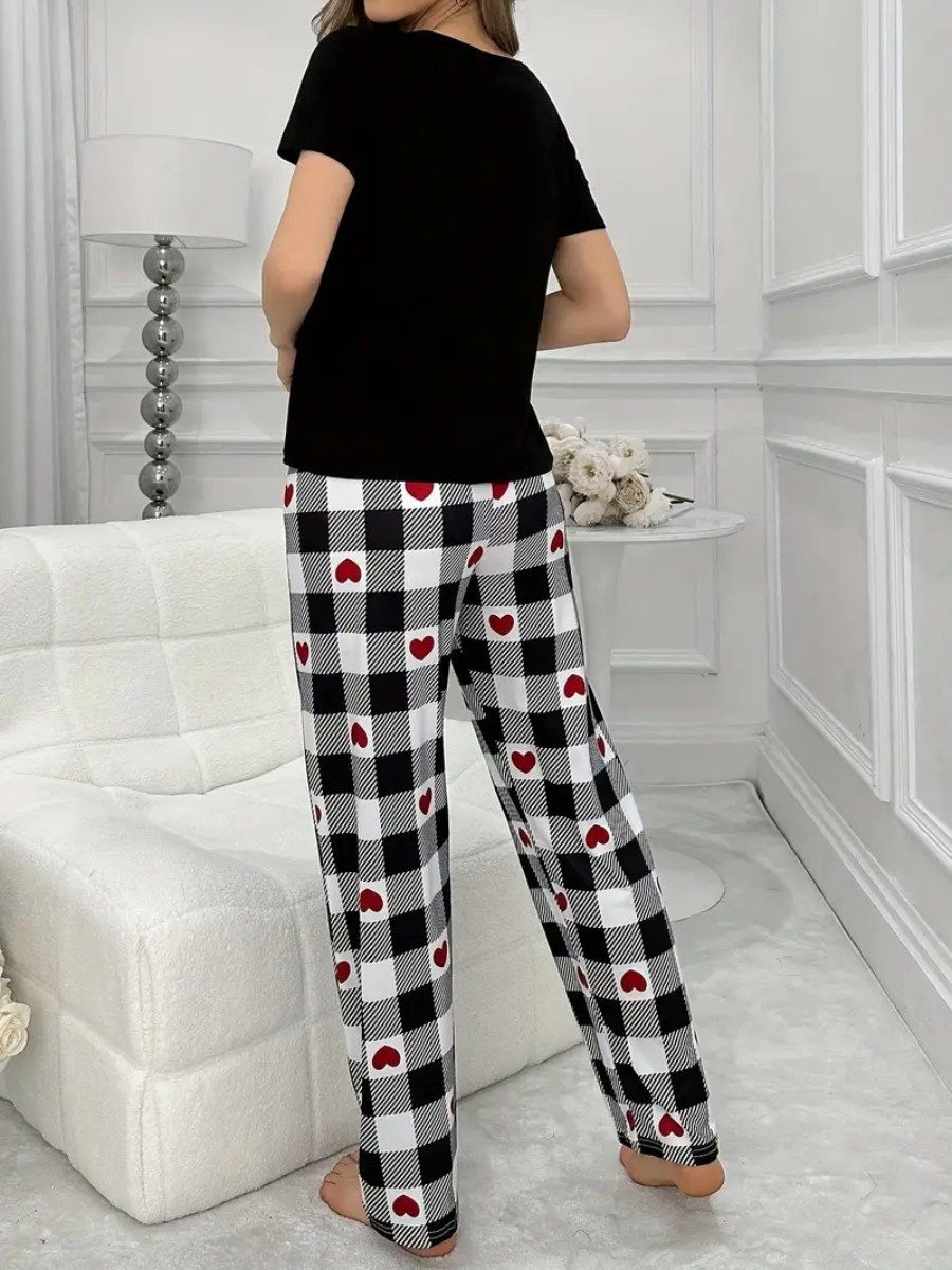 Elegant Love Pyjama Lässige Damen Nachtwäsche günstig online kaufen
