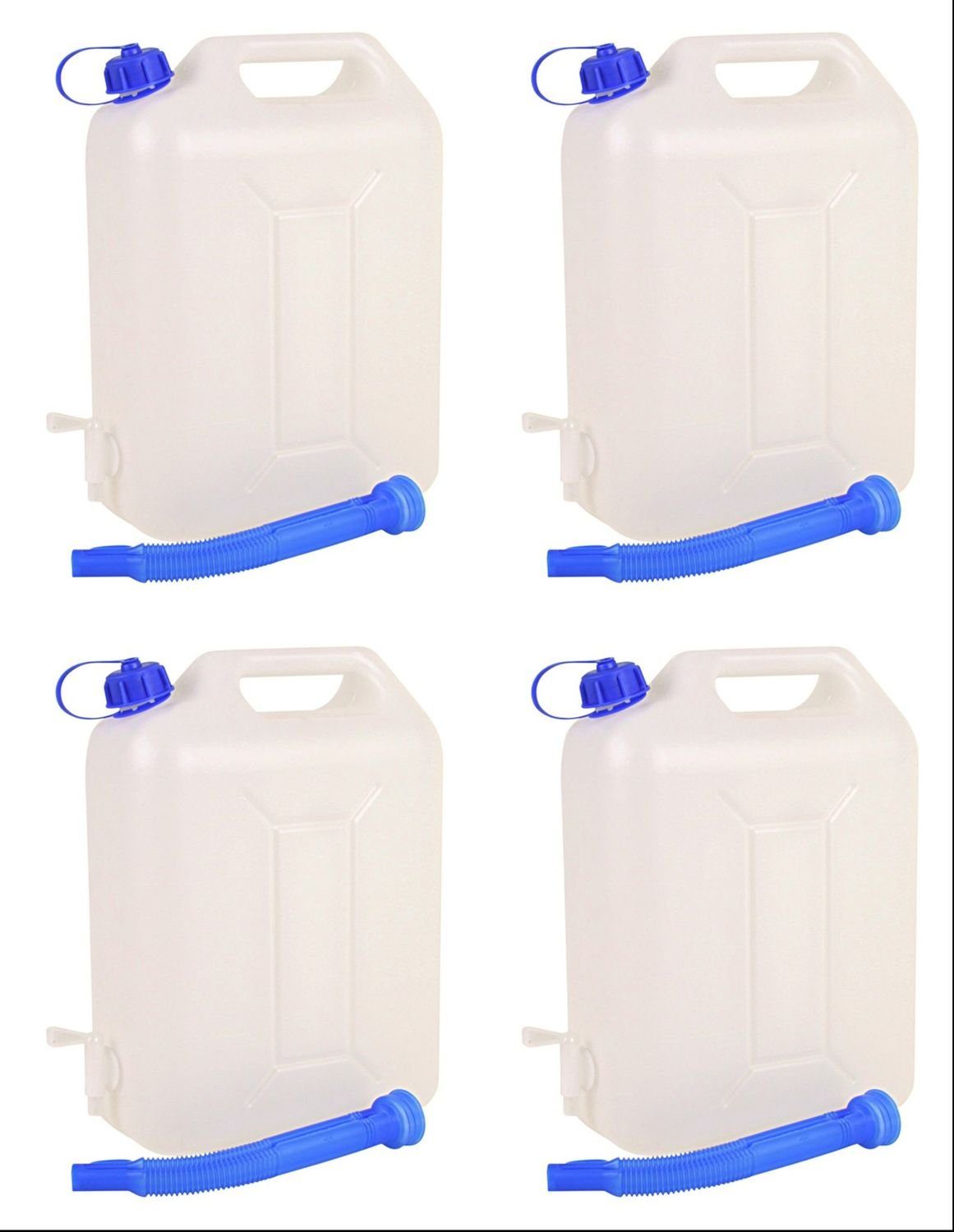 Wasserkanister 10L Profi 10 Liter aus HD-PE Lebensmittelecht mit