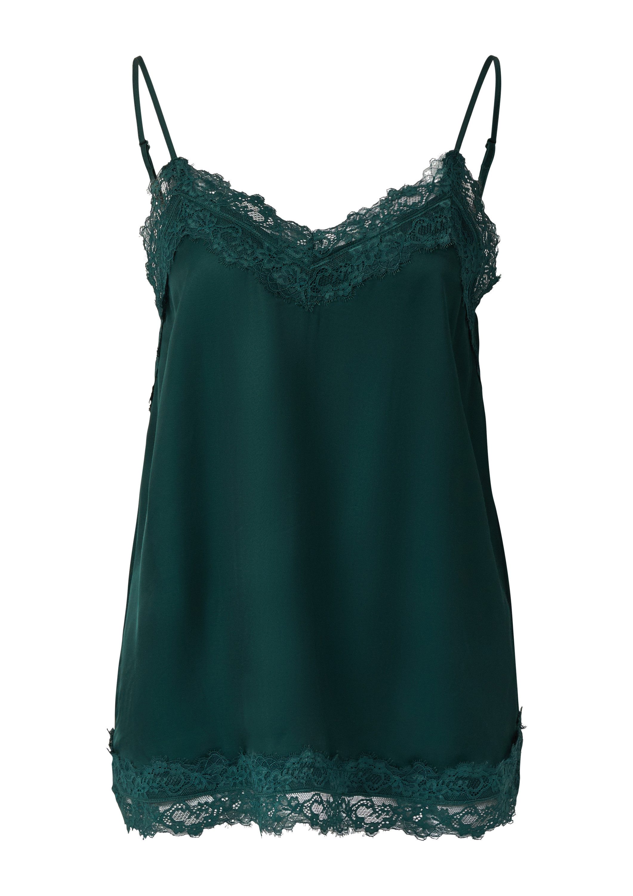 s.Oliver Blusentop Bluse Satin-Top mit längenverstellbaren Spaghettiträgern günstig online kaufen