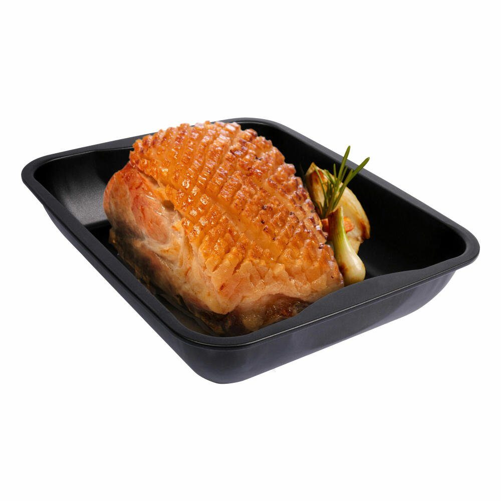 Zenker Auflaufform Special Cooking XXL Stahlblech Schwarz L 40 cm 720, Stahlblech