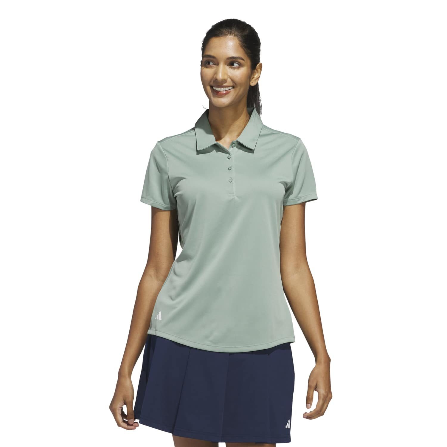 adidas Sportswear Poloshirt Adidas Golf Polo Performance Silbergrün Damen