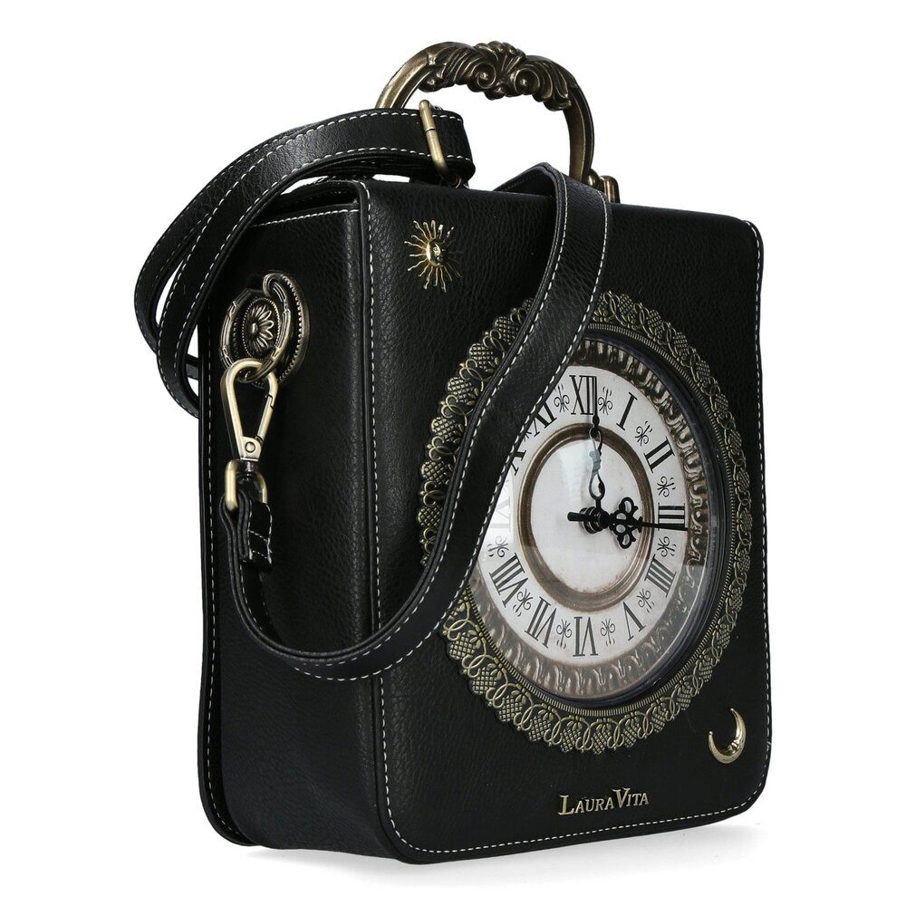 LAURA VITA Handtasche Laura Vita - Handtasche HORA - Schwarz günstig online kaufen