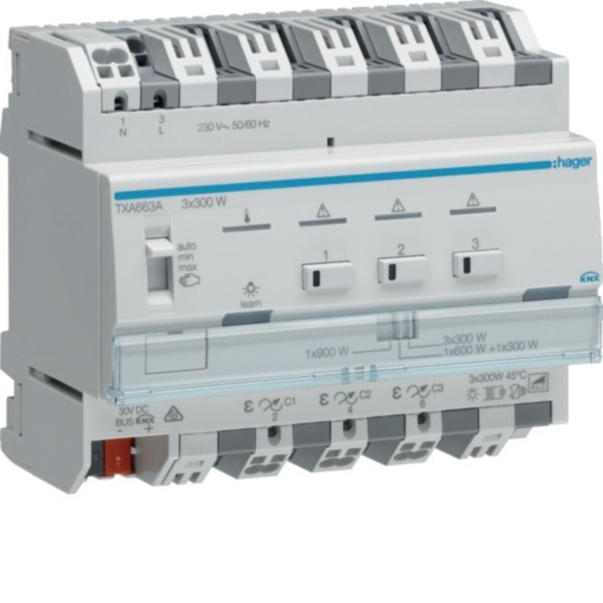 Hager Elektroauto-Ladestation Hager Dimmer TXA663A