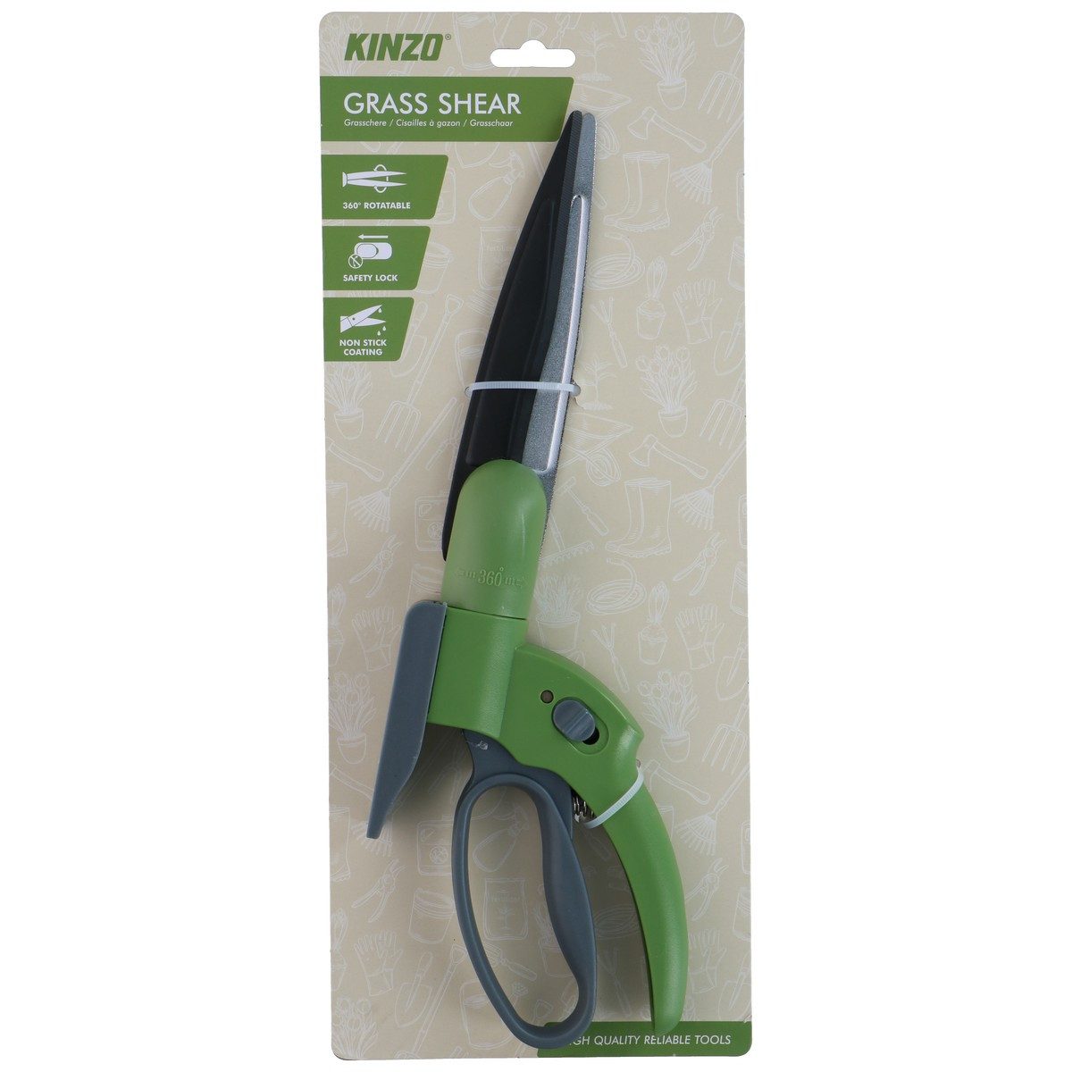 Kinzo Grasschere Kinzo Grasschere 360° Drehbar