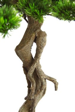 Kunstpflanze Bonsai Baum in Schale, I.GE.A., Höhe 58 cm, Exotische Bäume Zen Garten