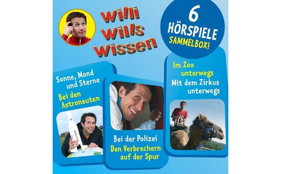 Hörspiel-CD Willi wills wissen - Sammelbox, 3 Audio-CDs