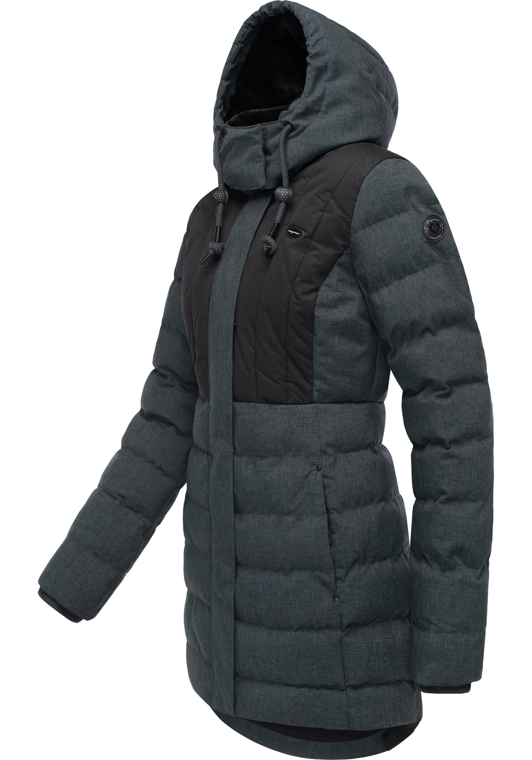 Ragwear Winterjacke Ashanta Block Wasserdichter gesteppter Winterparka mit günstig online kaufen