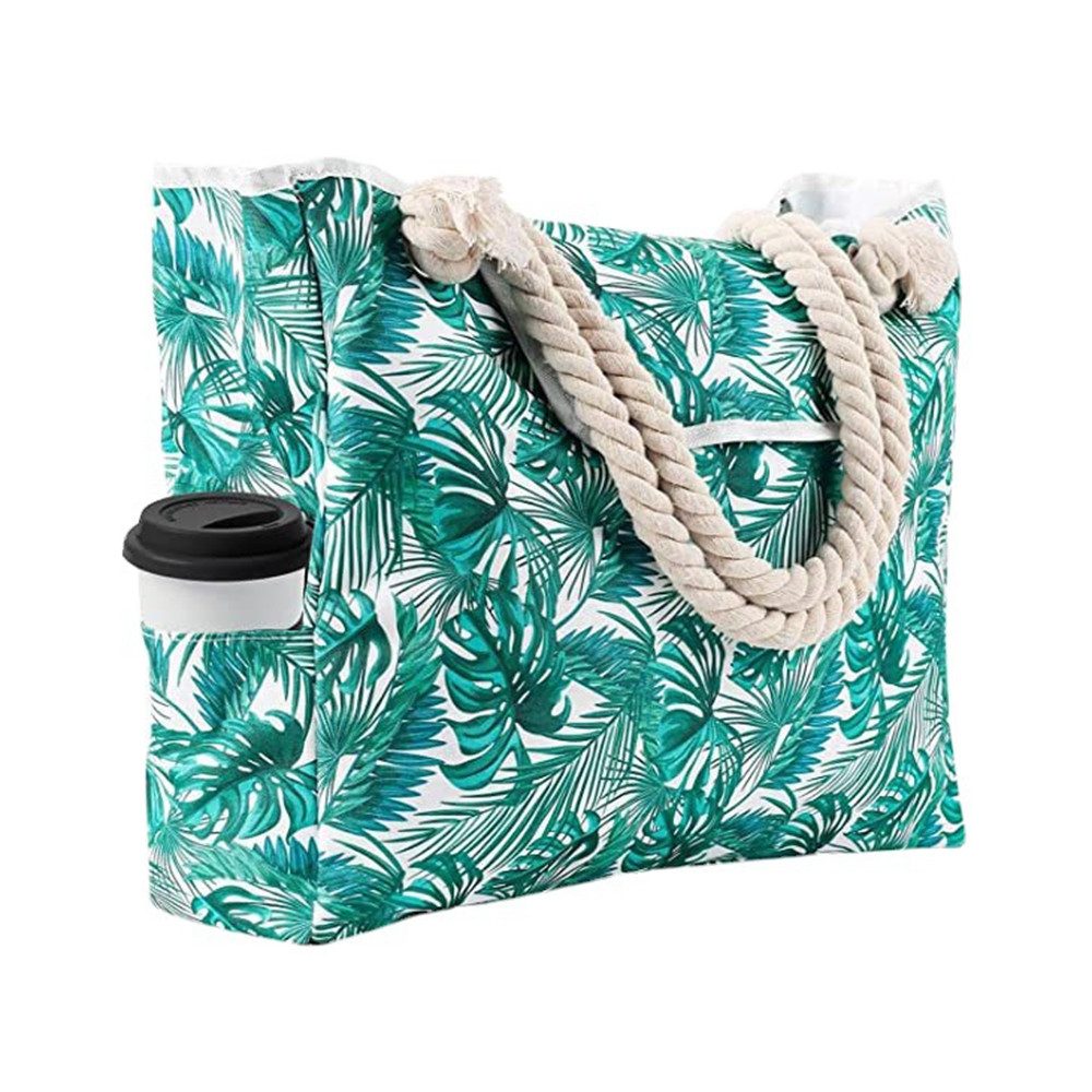 Zaewry Strandtasche Damen Extra Groß Schultertasche Shopper Einkaufstasche Wasserdicht, für Strand Reisen Pool Fitnessstudio
