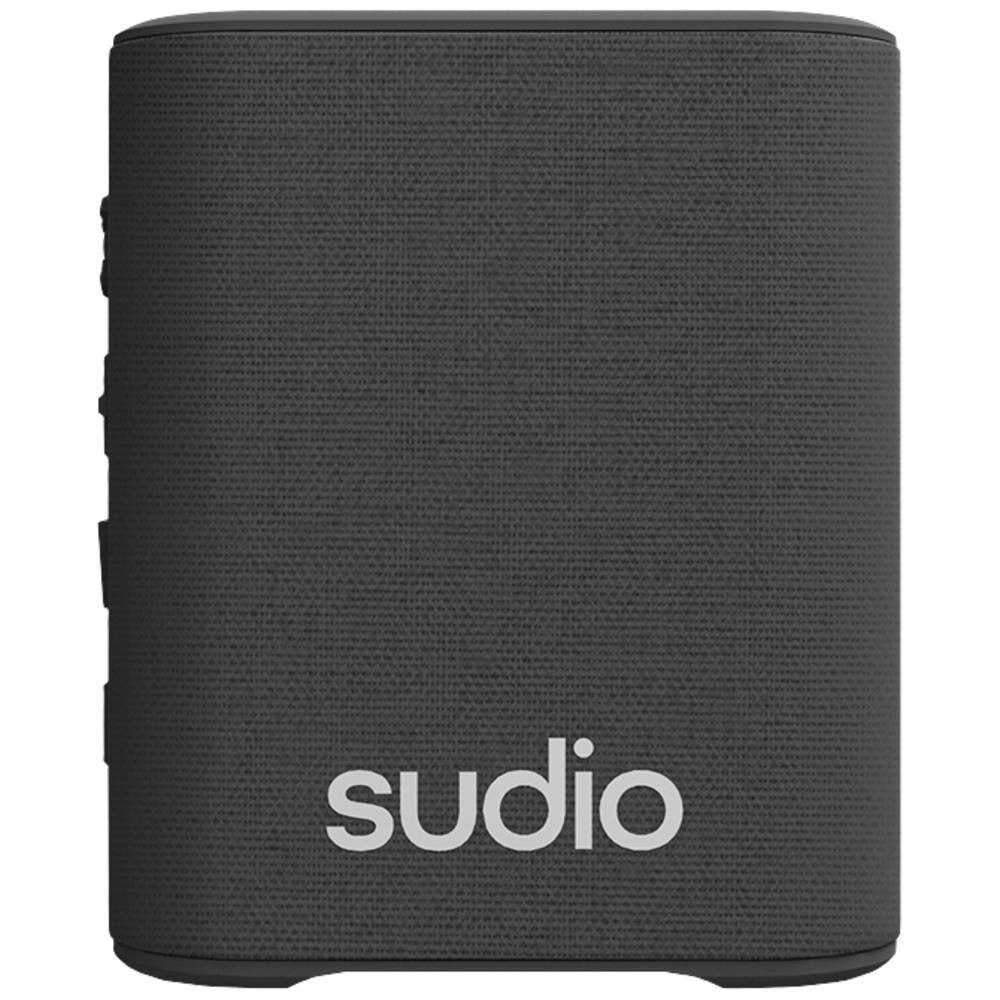 sudio Bluetooth® Lautsprecher S2BLK Bluetooth-Lautsprecher (spritzwassergeschützt, tragbar)