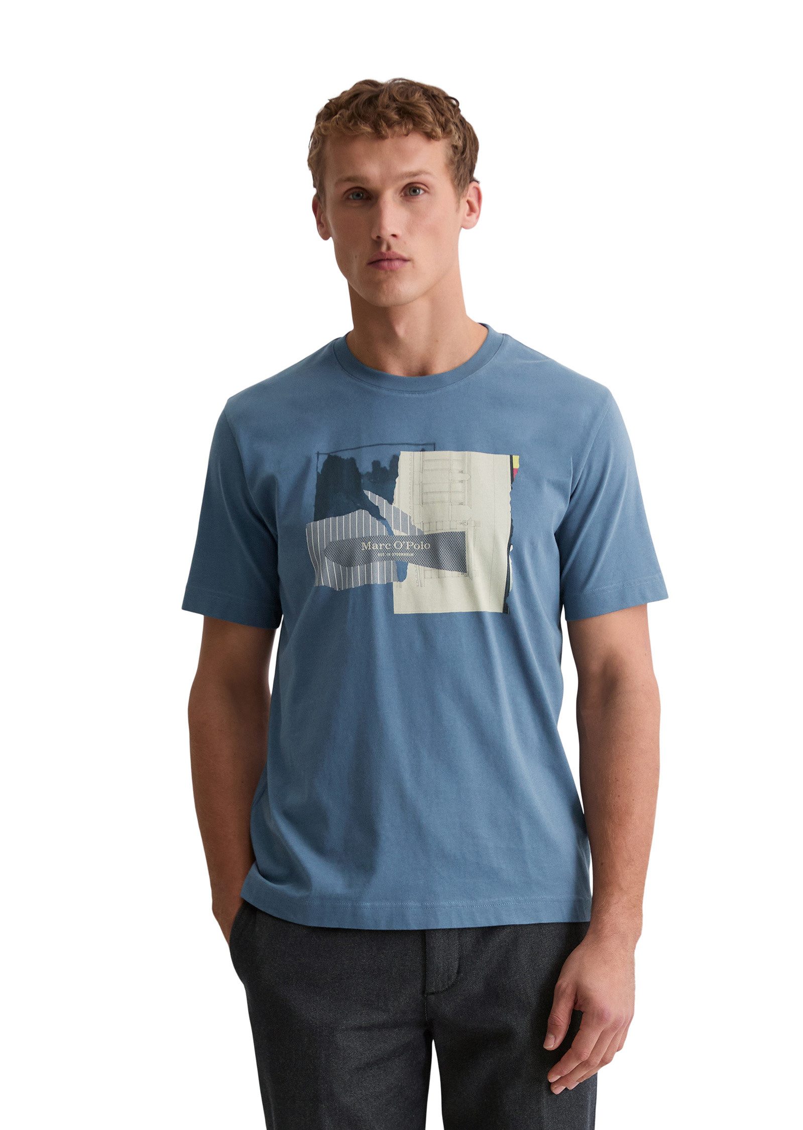 Marc O'Polo T-Shirt aus softem Bio-Baumwoll-Jersey