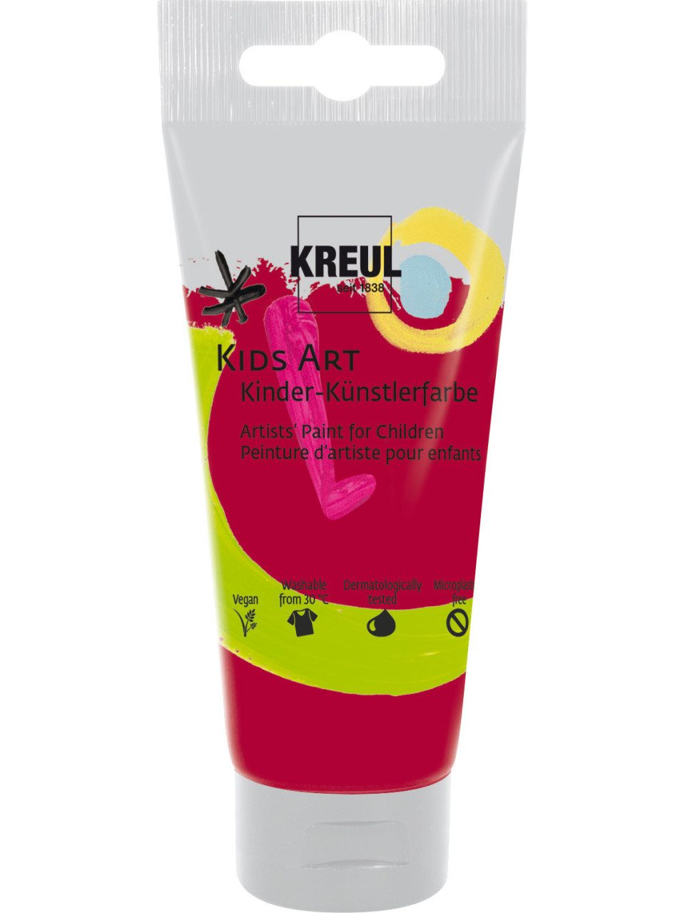 Kreul Bastelfilz Kreul Kids Art Kinder-Künstlerfarbe rubinrot Tube
