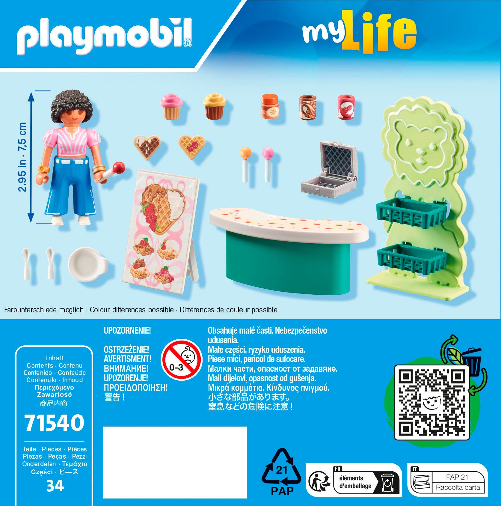 Playmobil® Süßigkeitenstand (71540), My Life Konstruktions-Spielset, (34 St), Made in Europe – Bild 4 von 5