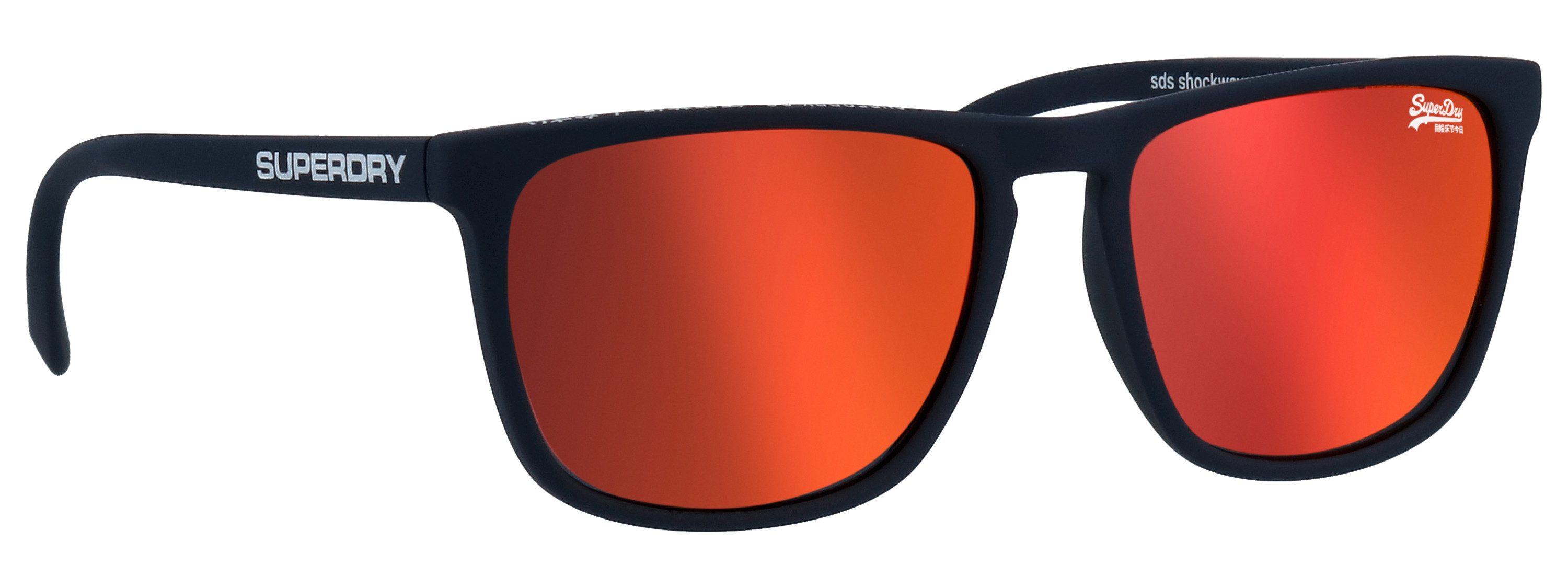 Superdry Sonnenbrille Modell 996059 Form Karree/Eckig, Logoschriftzug auf Bügel, Injectionfassung