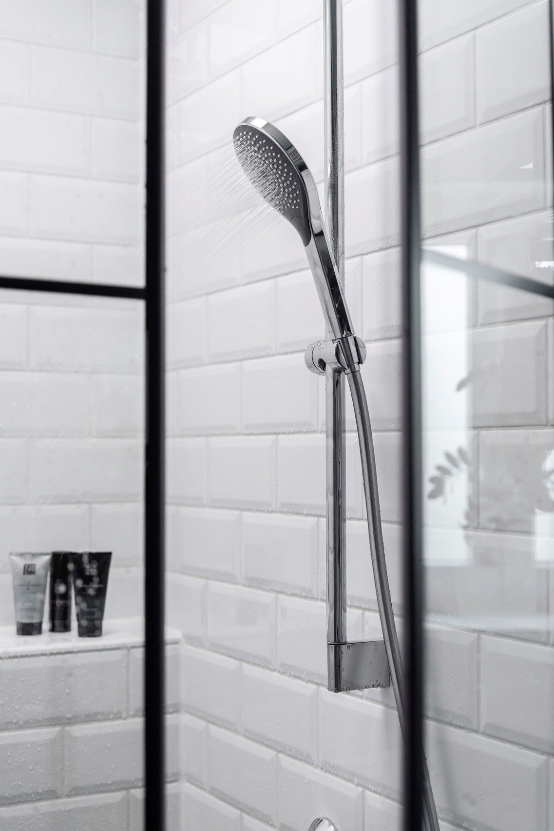 WENKO Handbrause Watersaving, wassersparender Duschkopf, 3 Strahlarten, Ø 1 günstig online kaufen