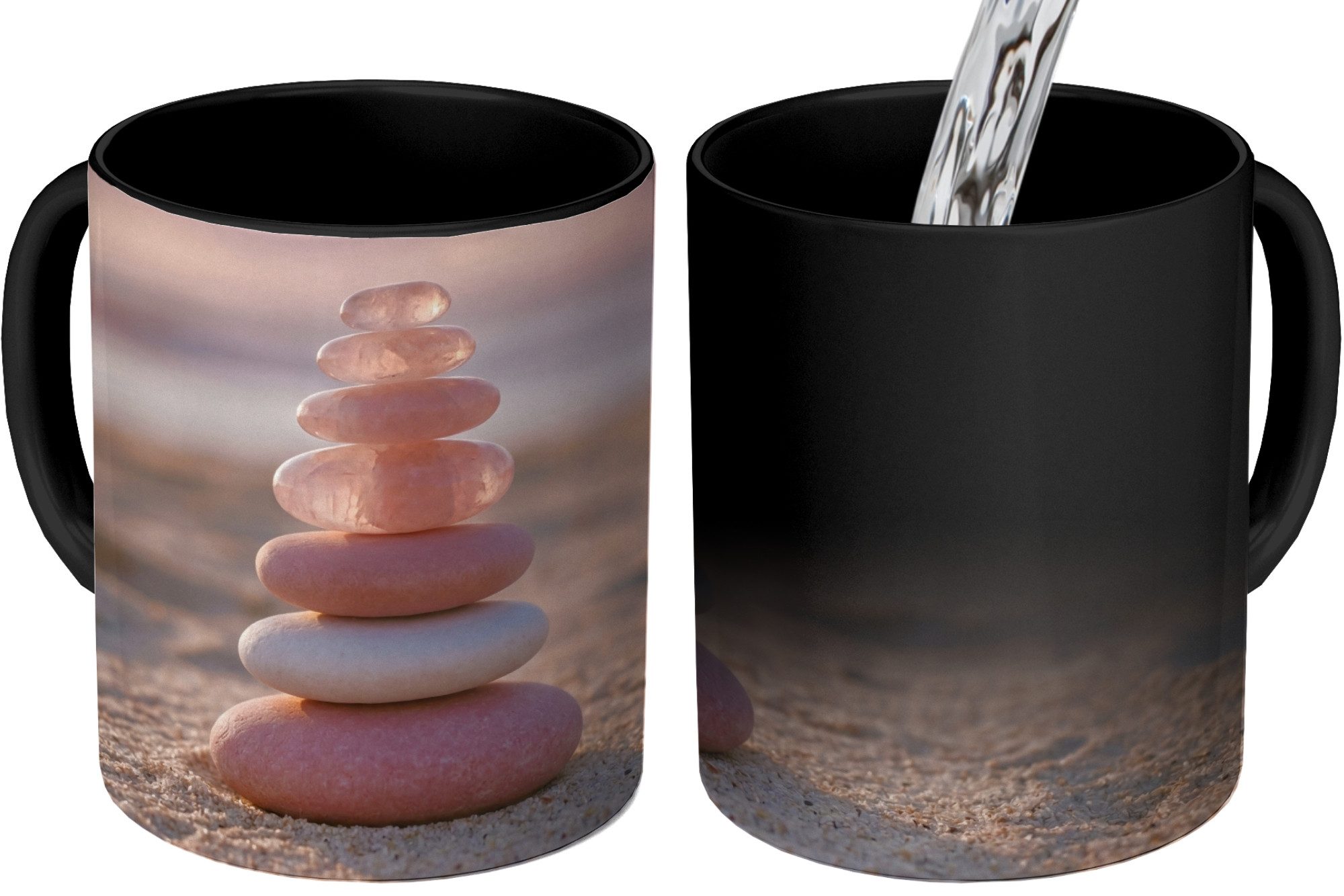 Tasse Steine - Sand - Rosa