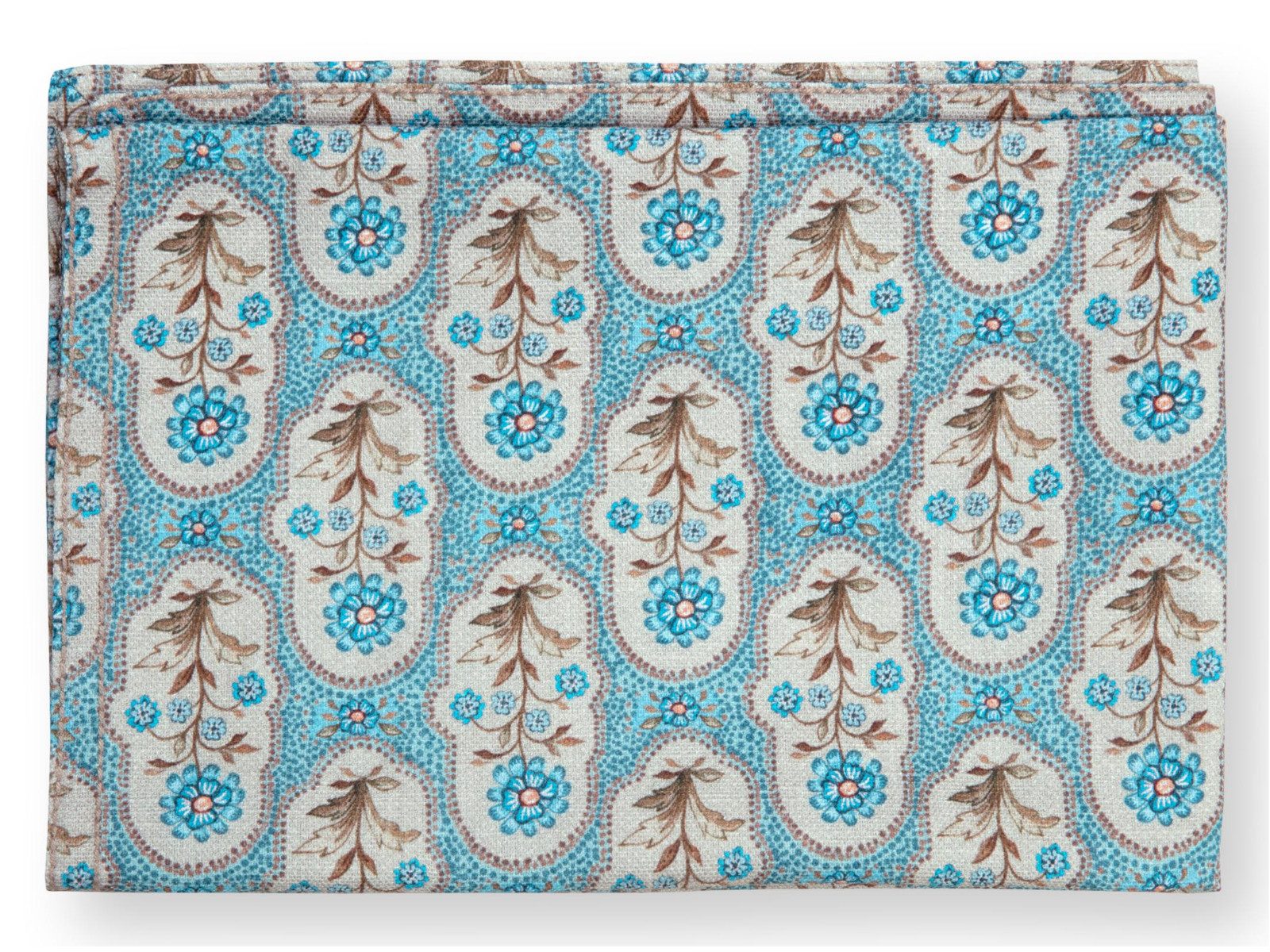 PiP Studio Geschirrtuch Blooming Tales Bustani-Pashmina Khaki-Blue Geschirrtuch 50x70cm 2St. – Bild 4 von 5