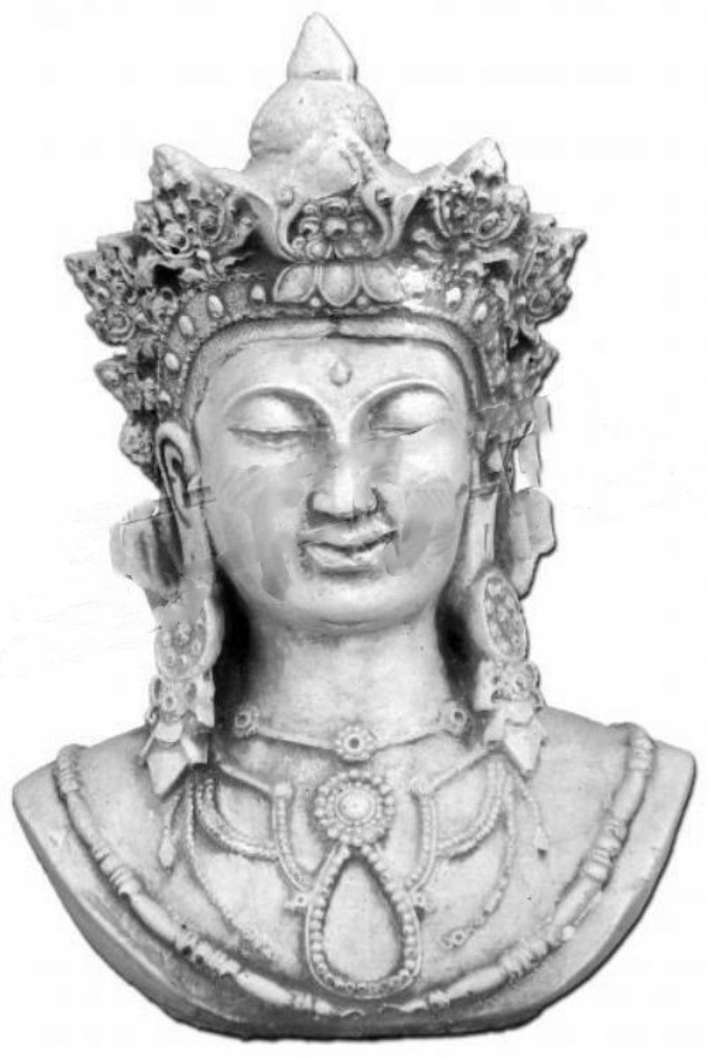 Skulptur Buddha Statue Statuen Skulpturen Figur Dekoration Garten Terrasse