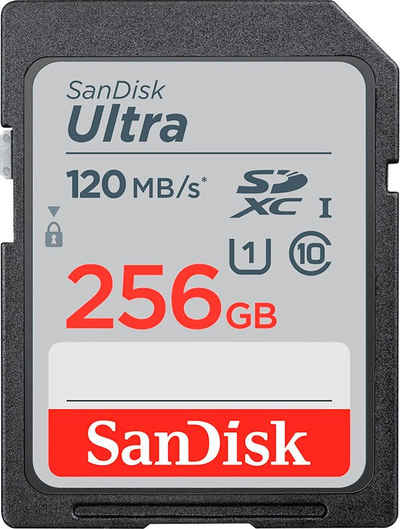 Sandisk »Ultra® SDXC™ UHS-I 256 GB« Speicherkarte (256 GB, Class 10, 120 MB/s Lesegeschwindigkeit)